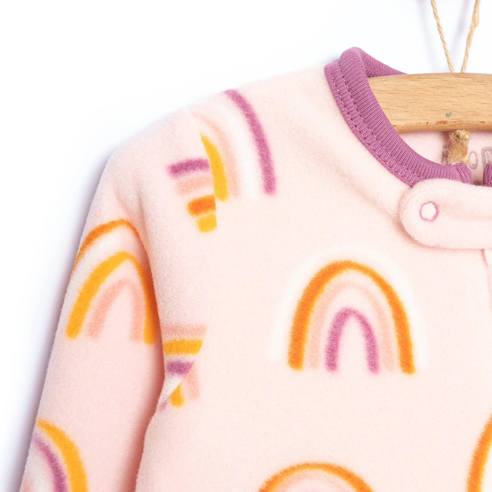 HelloBaby Newborn Baby Girl Fleece Footed Bottom - Pink - ebebek - Black Friday