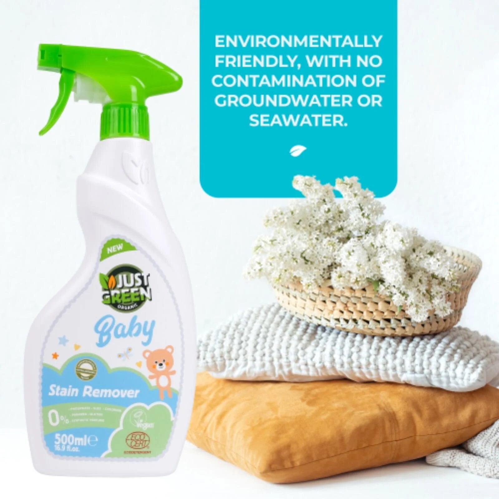 Just Green Organic Baby Stain Remover 500ml - ebebek - Black Friday