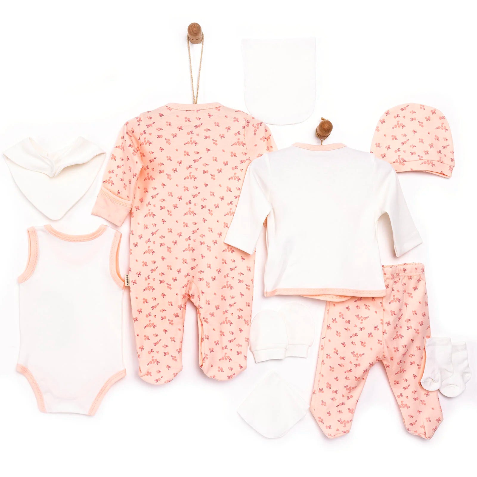 Bebbek Baby Girl 10 Pcs Newborn Starter Set - Pink - ebebek - Black Friday