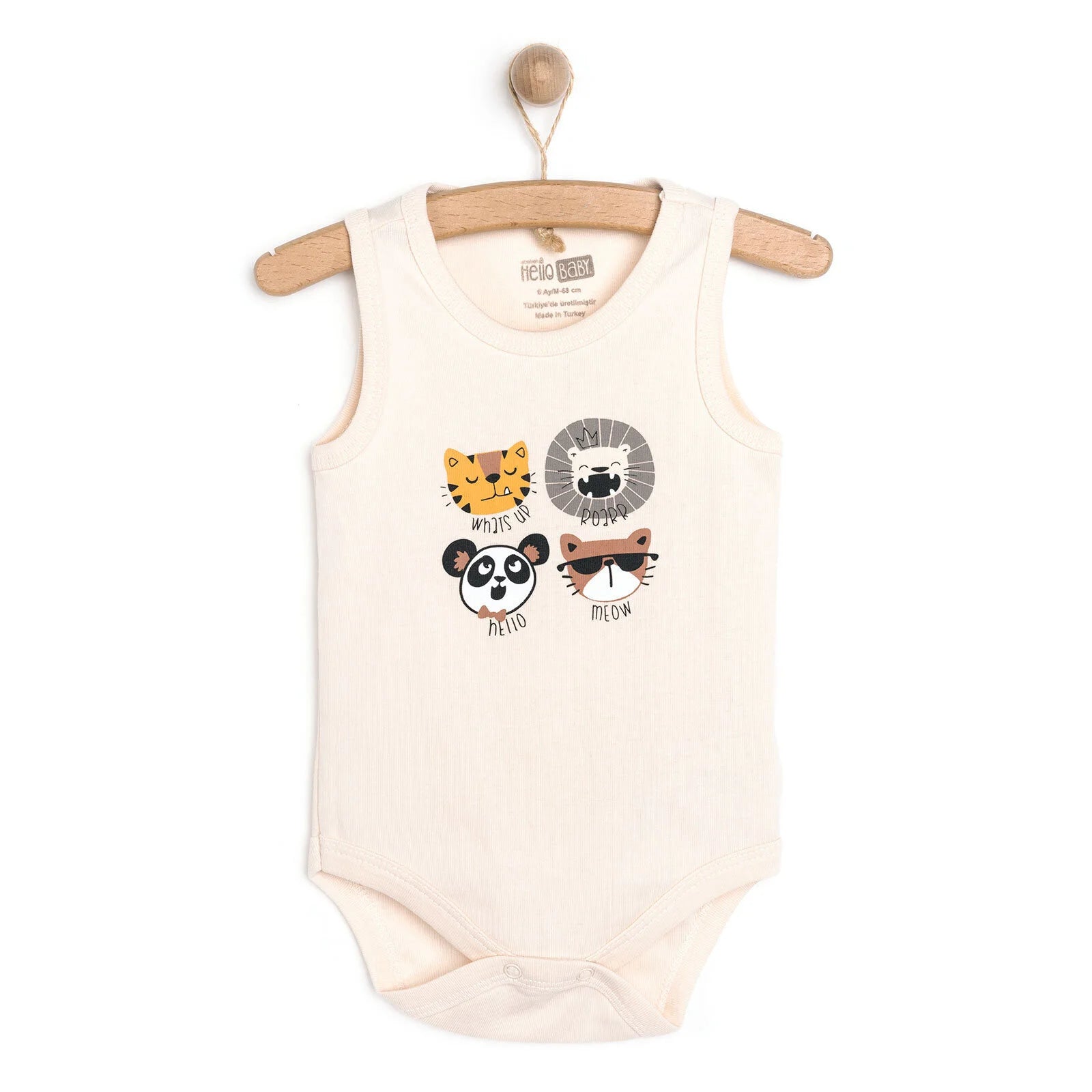 HelloBaby Athlete Bodysuit - Beige - ebebek - Black Friday