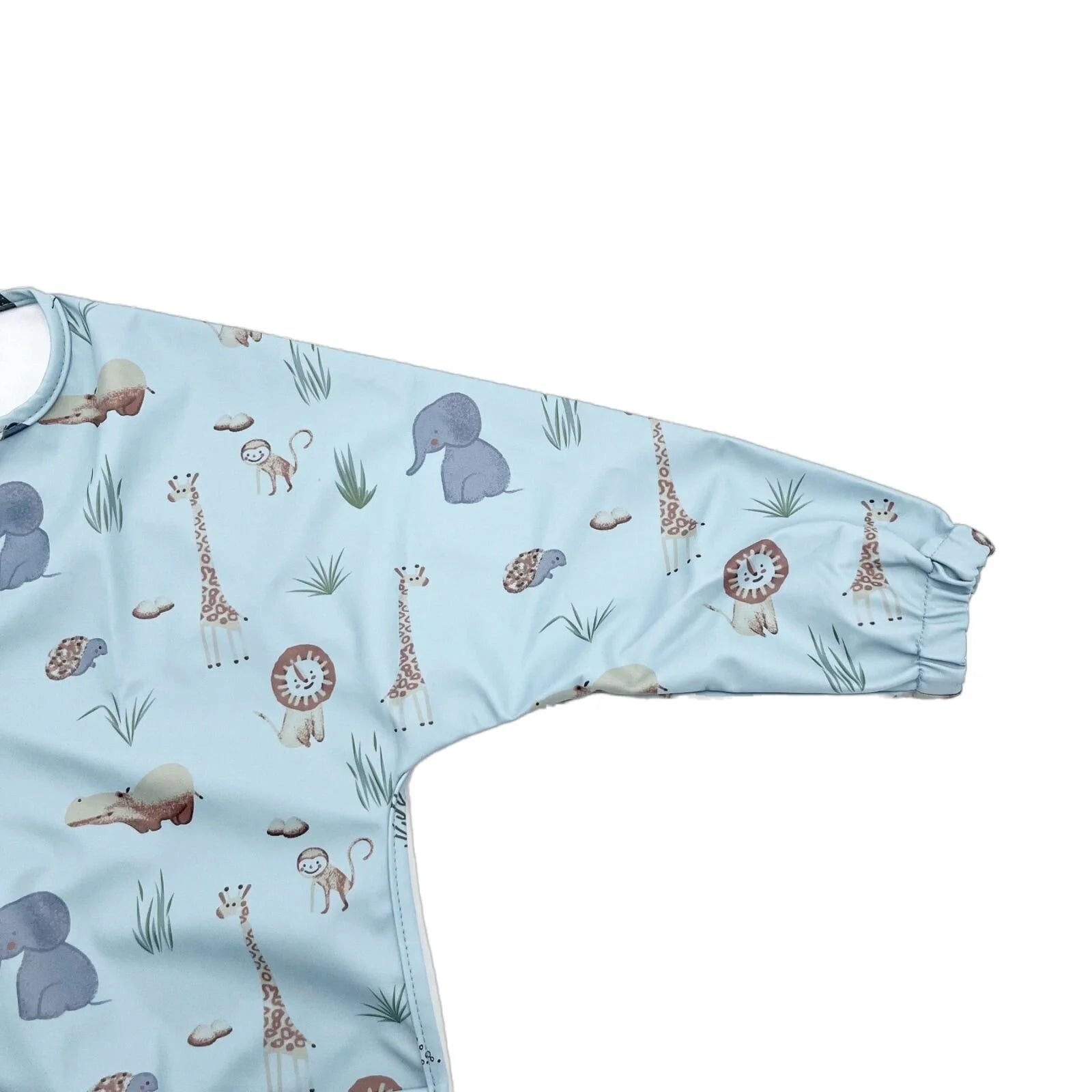 BLW Essentials Waterproof Long Sleeved Coverall Bib - Blue - ebebek - Black Friday