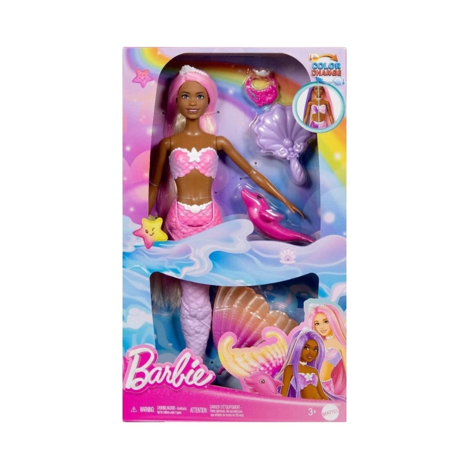 Barbie "Brooklyn" Colour Change Mermaid Doll - ebebek - Black Friday