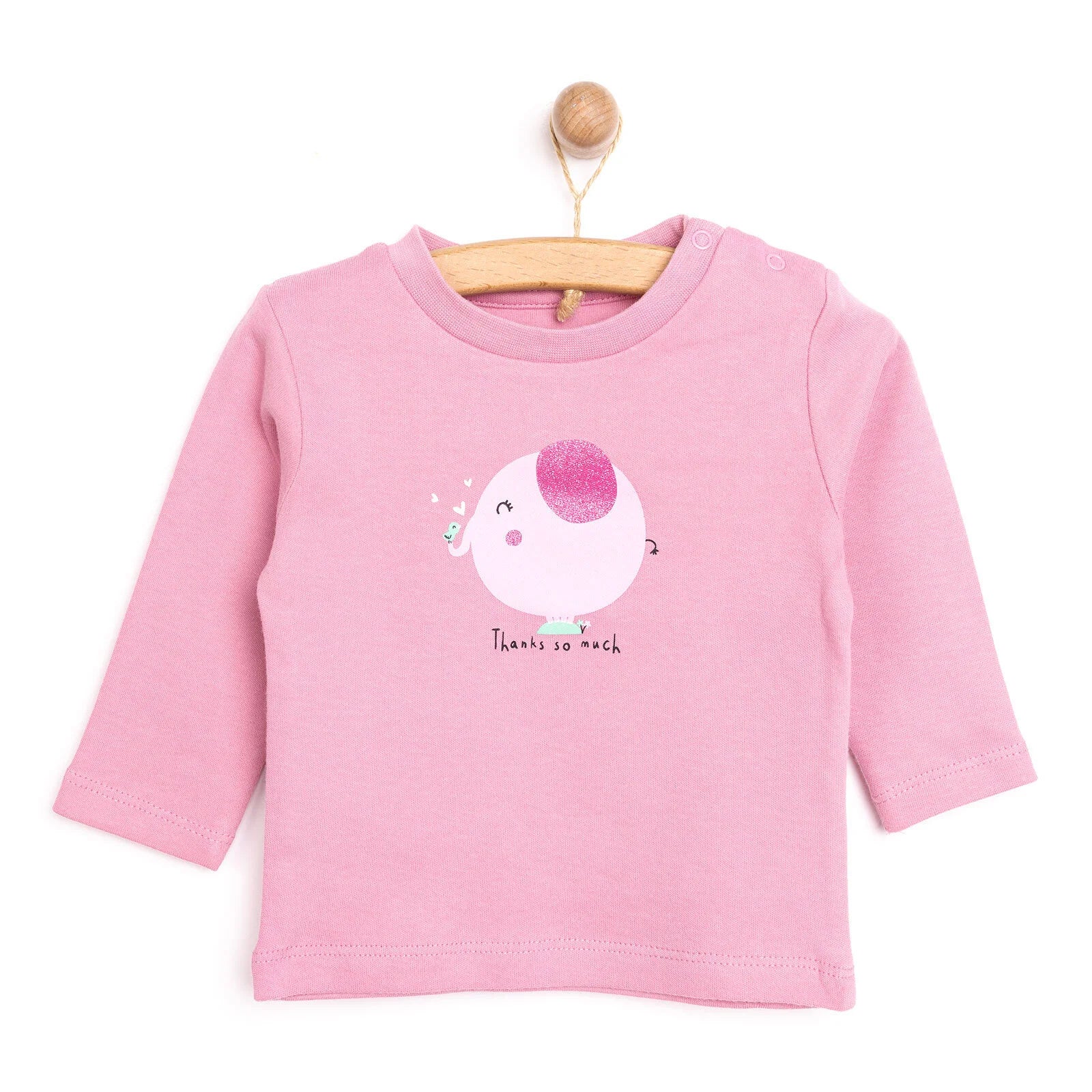 HelloBaby Basic Long Sleeve Tshirt - Pink - ebebek - Black Friday