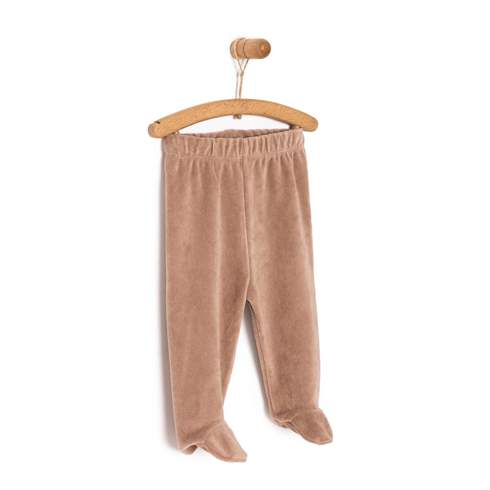 HelloBaby Boy Velvet Footed Bottom - Light Brown - ebebek - Black Friday