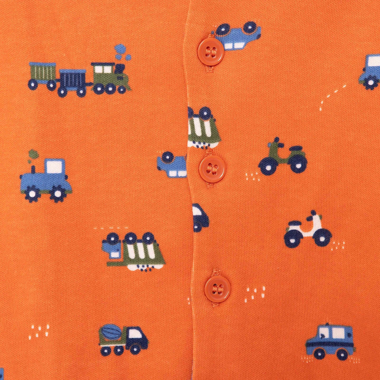 HelloBaby Baby Boy Long Sleeve Pyjamas Set - Orange - ebebek - Black Friday