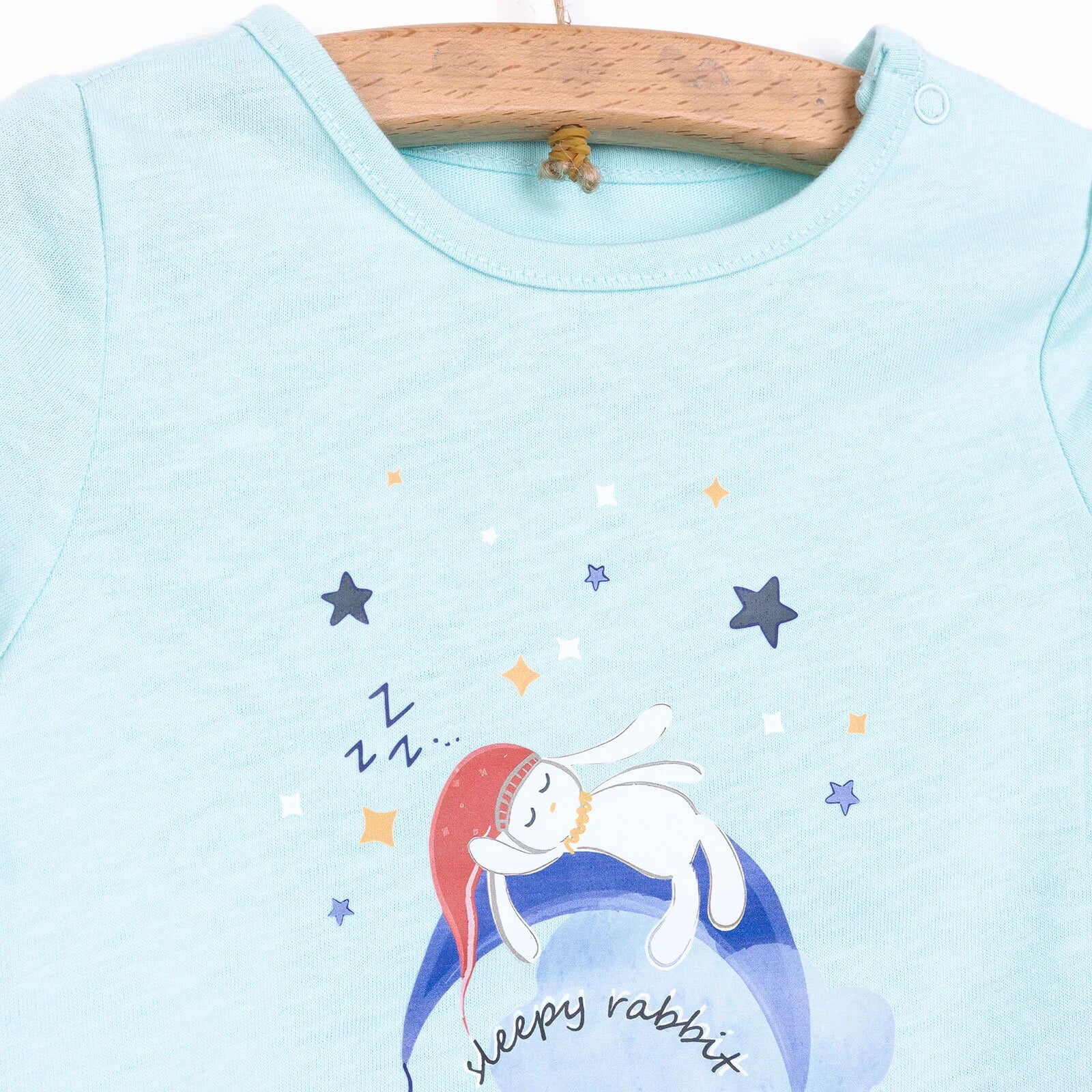 HelloBaby Long Sleeve Pyjamas - Light Blue - ebebek - Black Friday