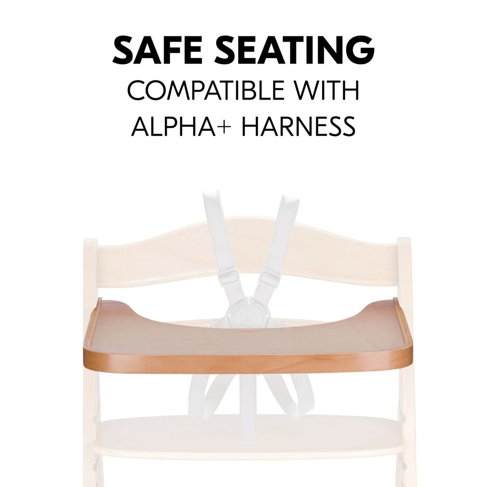 Hauck Alpha Wooden Tray - Natural - ebebek - Black Friday