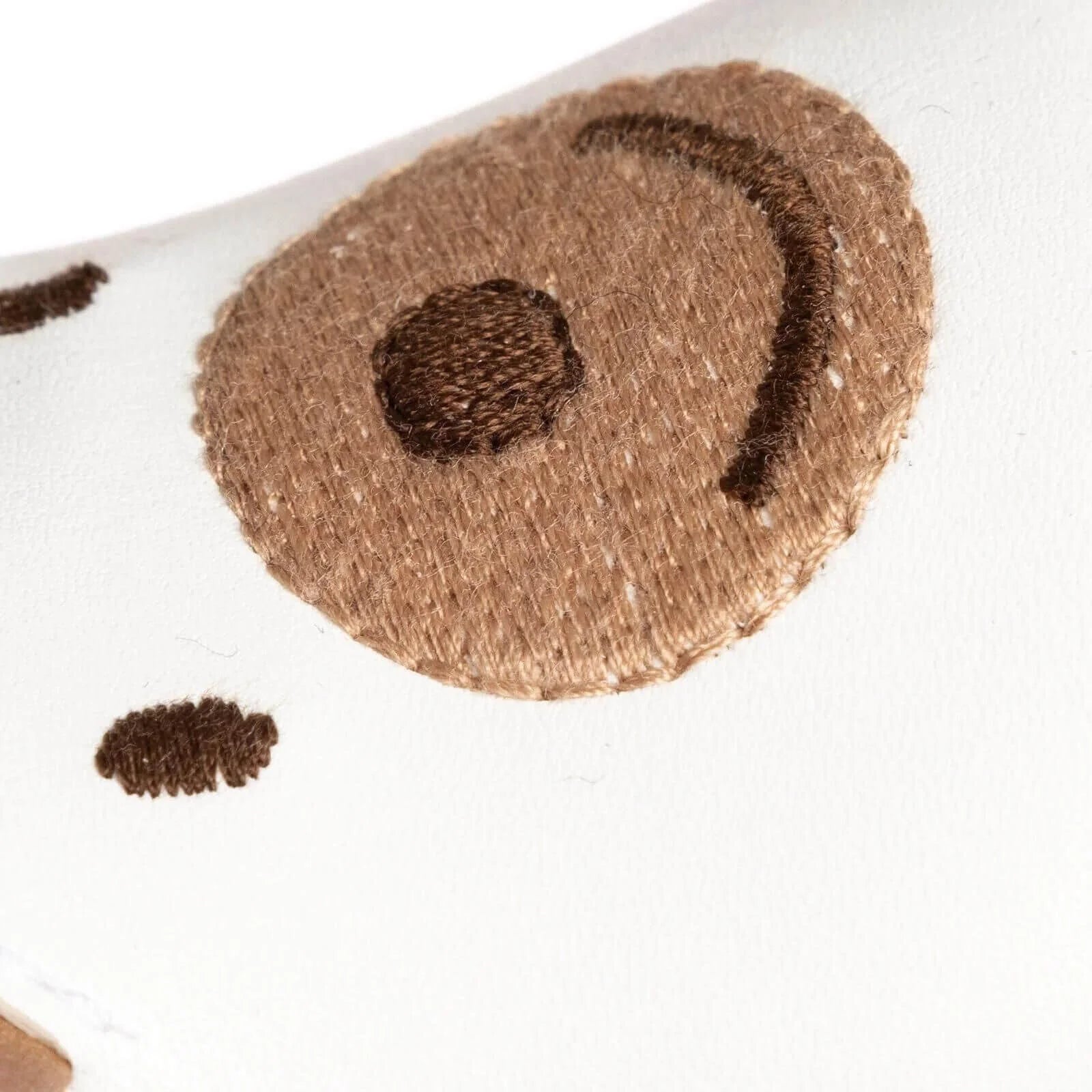 Papulin Unisex Bear Patterned Booties - White - ebebek - Black Friday