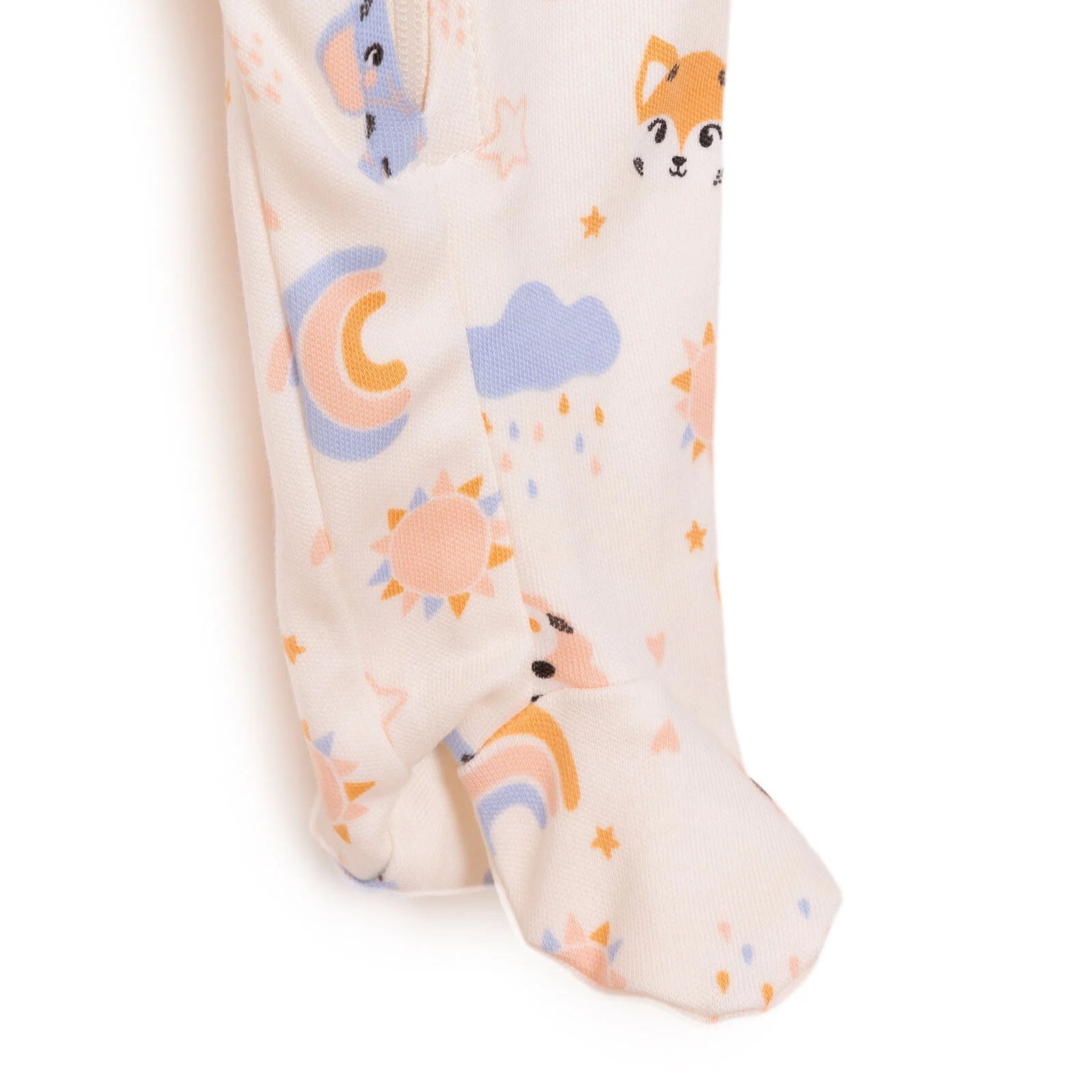 HelloBaby Newborn Girl Footed Jumpsuit - Beige - ebebek - Black Friday