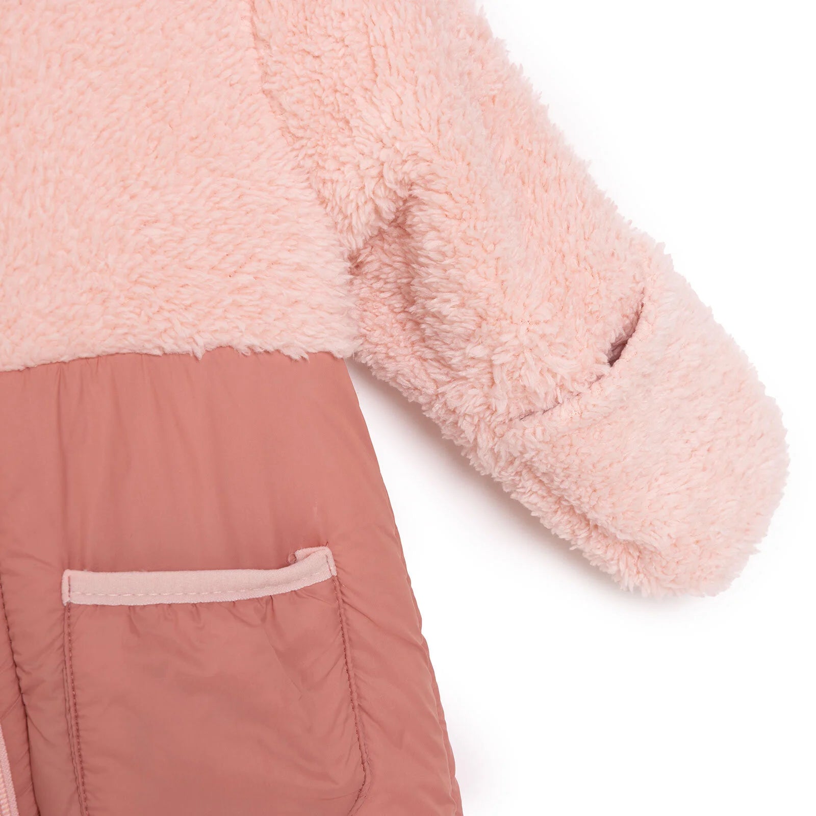 Midimod Newborn Welsoft Footed Jumpsuit - Pink - ebebek - Black Friday