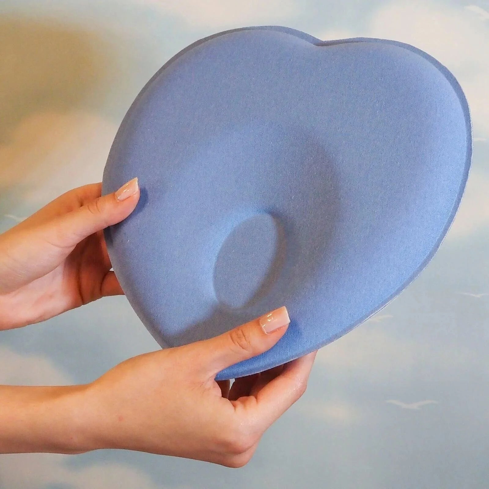 baby plus Baby Flat Head Pillow - Blue - ebebek - Black Friday