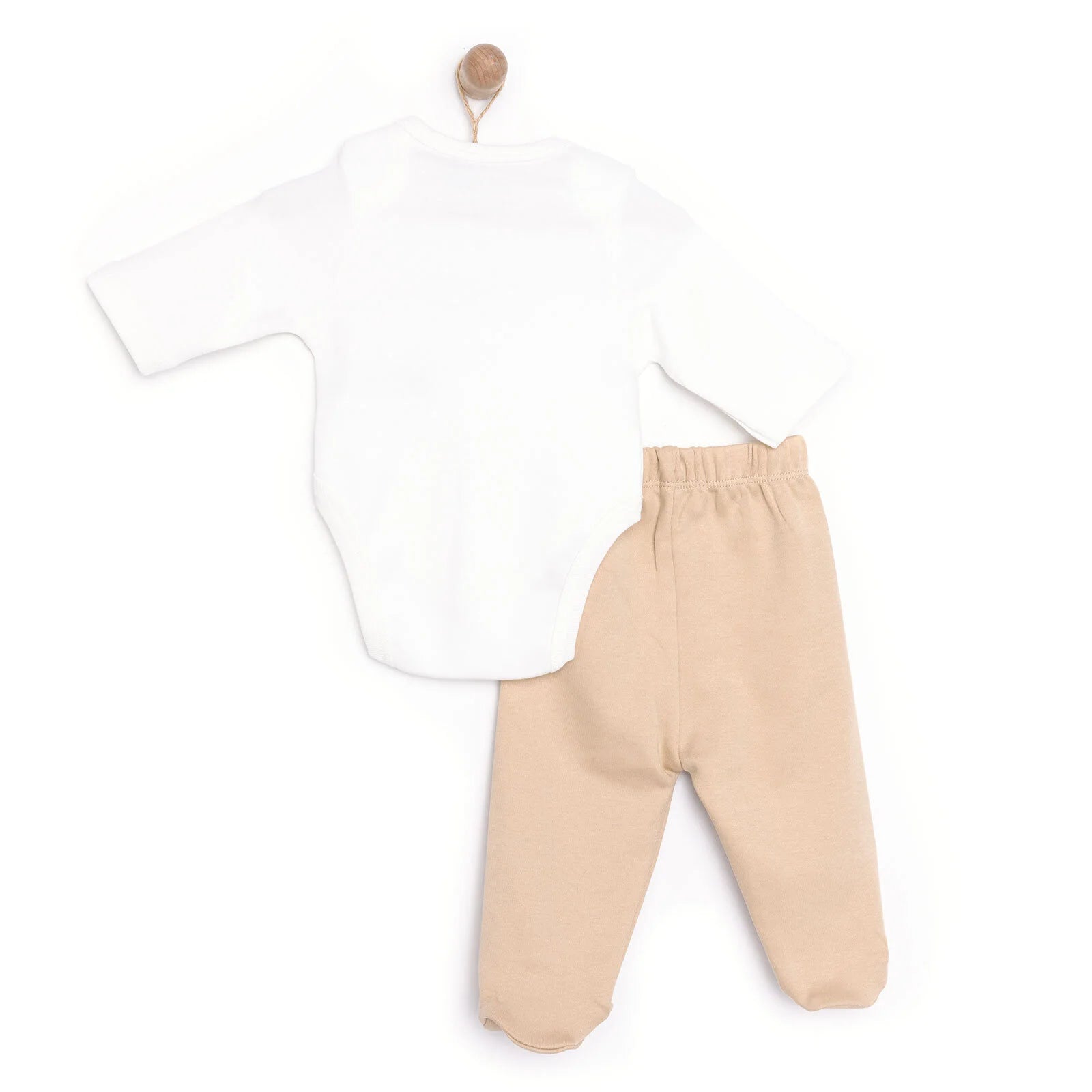 HelloBaby Girl Body - Footed Bottom - Ecru - ebebek - Black Friday