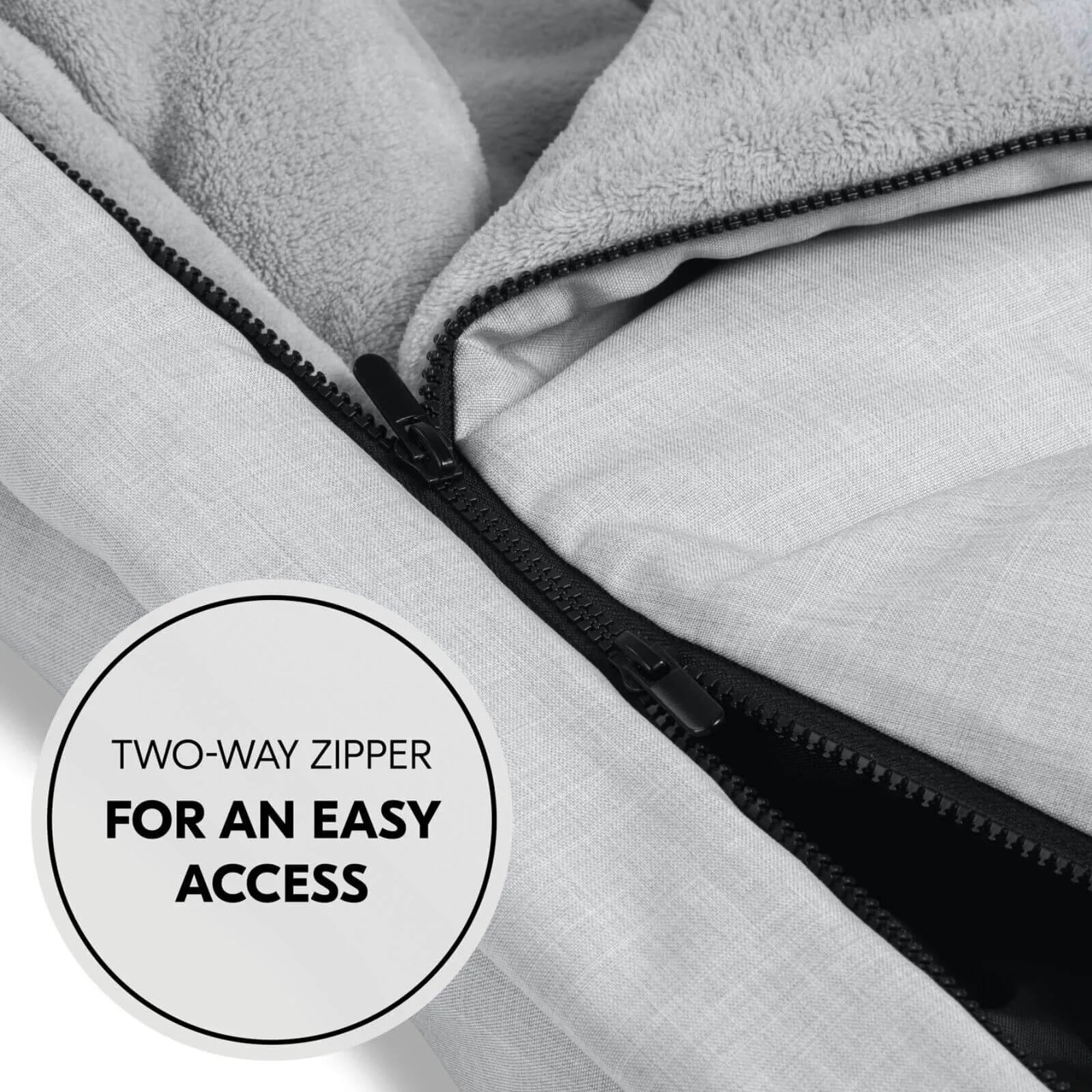 Hauck Pushchair Footmuff - Winter Grey - ebebek - Black Friday