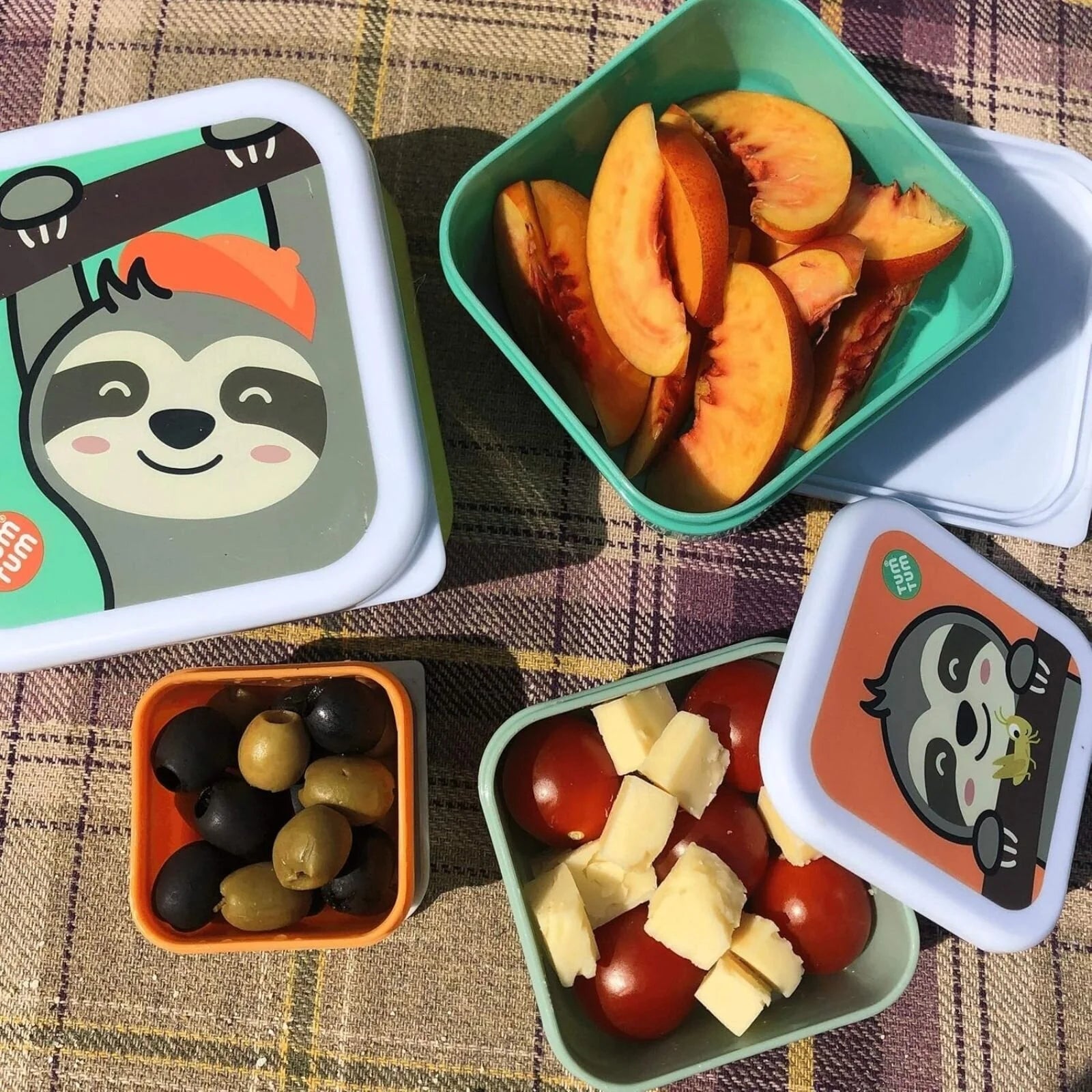 TUM TUM Nesting Snack Pots Pack of 4 - Stanley Sloth - ebebek - Black Friday