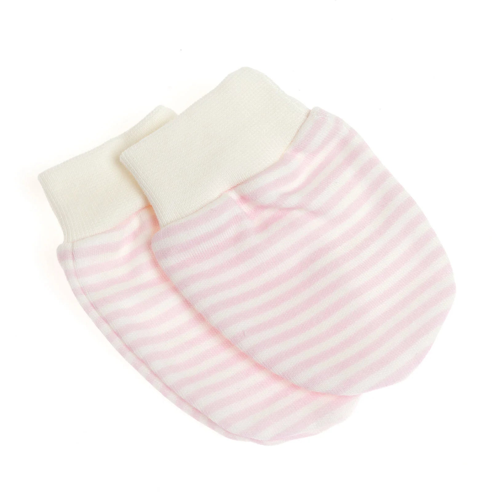 HelloBaby Newborn Striped - Straight Mittens - Pink - ebebek - Black Friday