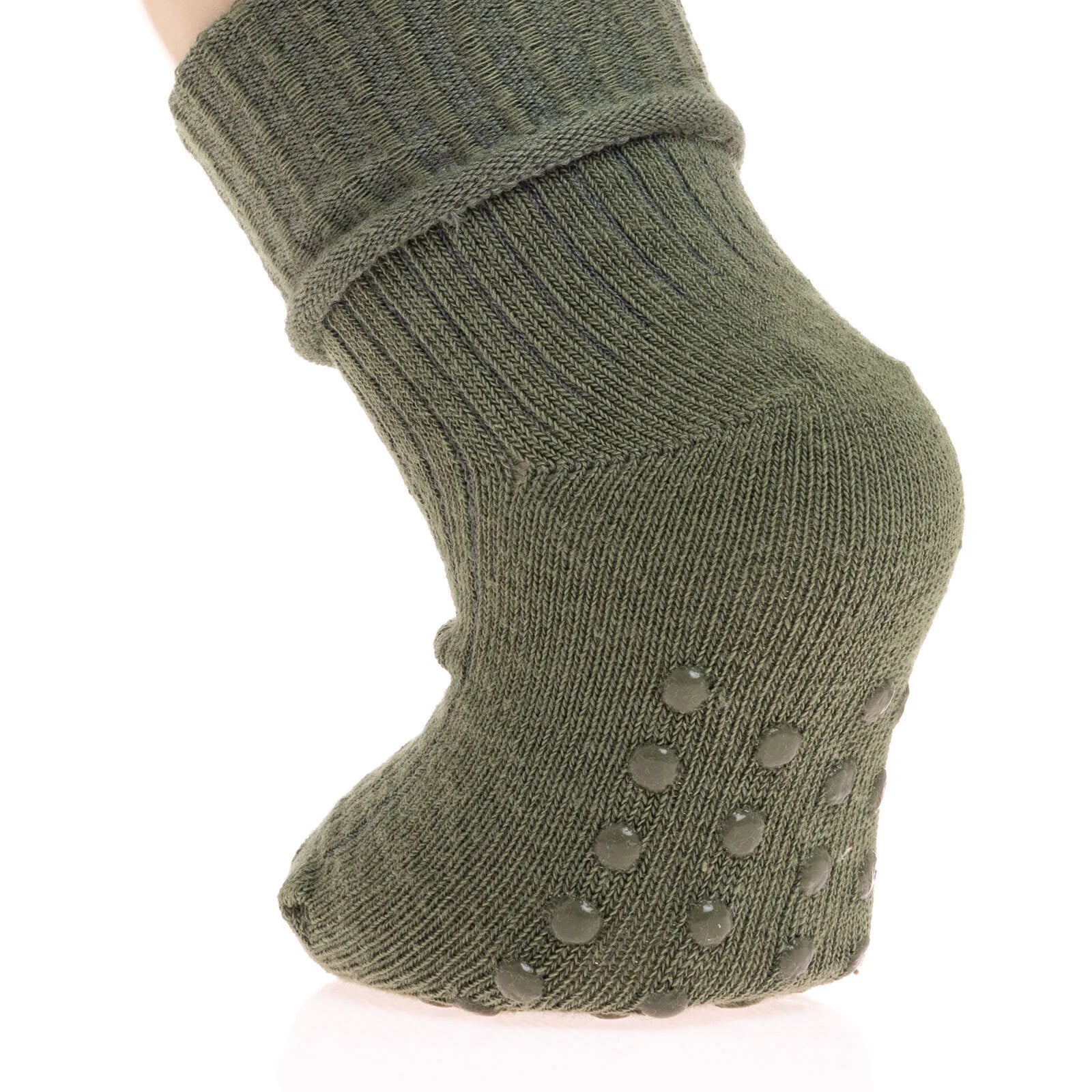 HelloBaby Unisex Pack of 3 Socks - Green - HelloBaby - ebebek