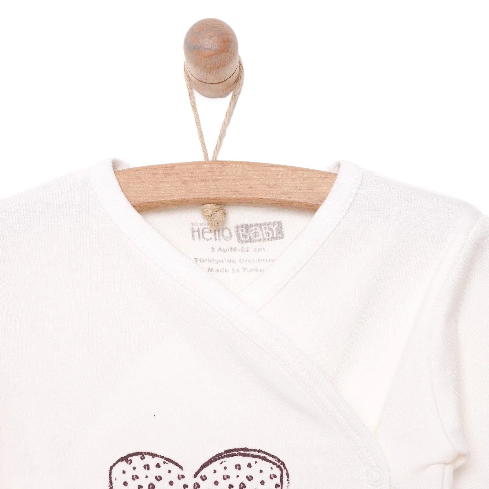 HelloBaby Body - Hat - Footed Jumpsuit - Ecru - ebebek - Black Friday