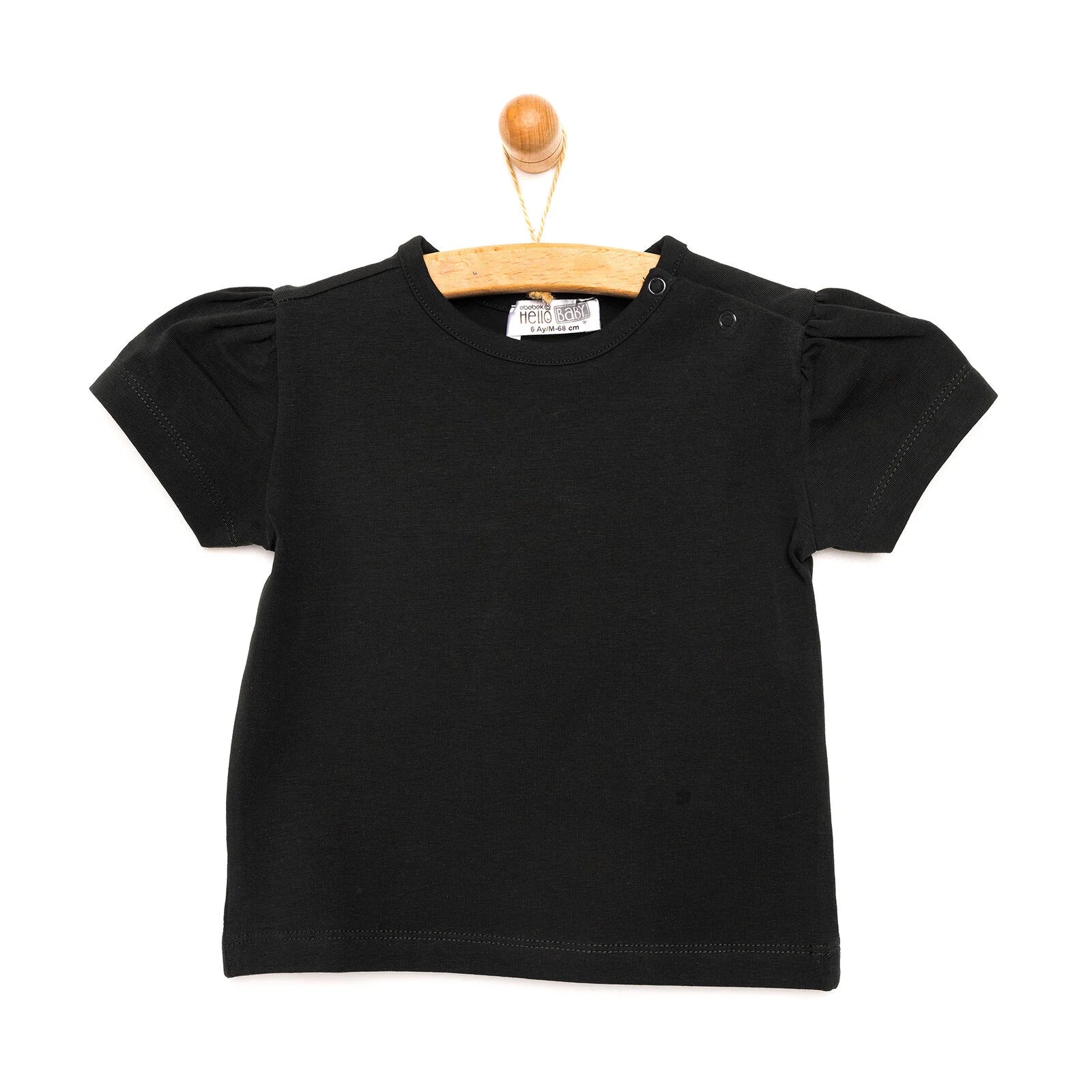 HelloBaby Basic Tshirt - Black - ebebek - Black Friday