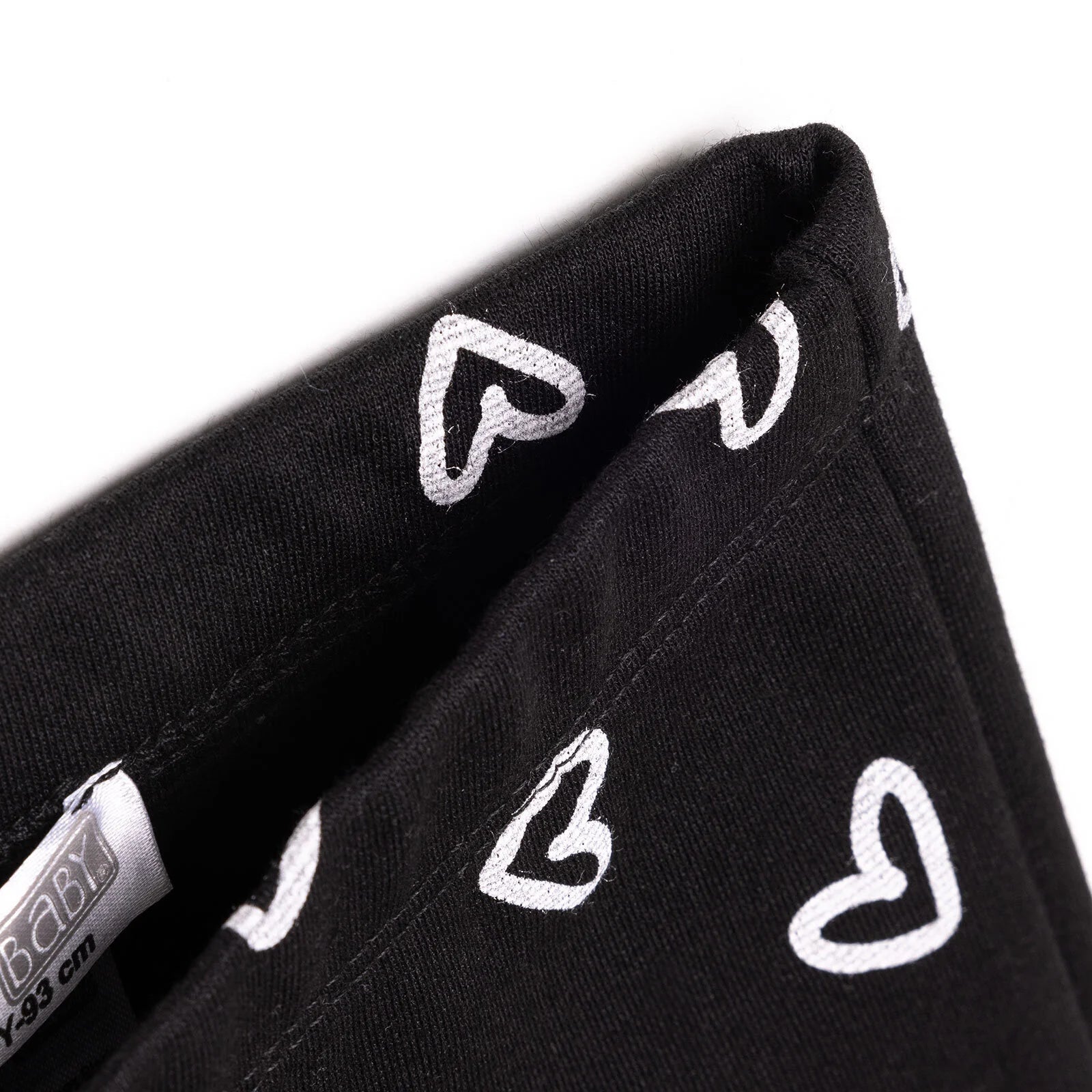 HelloBaby Basic Girl Heart Patterns Flare Leggings - Black - ebebek - Black Friday