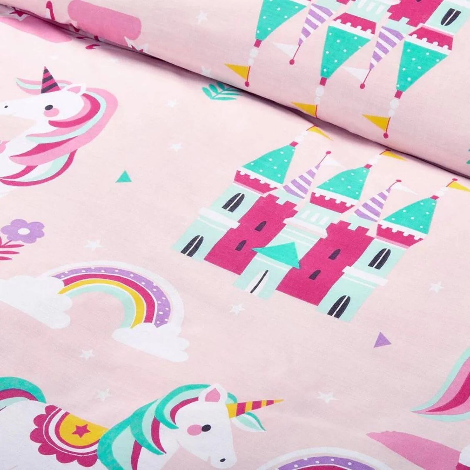 Bloomsbury Mill Single Duvet Set - Magic Unicorn - ebebek - Black Friday