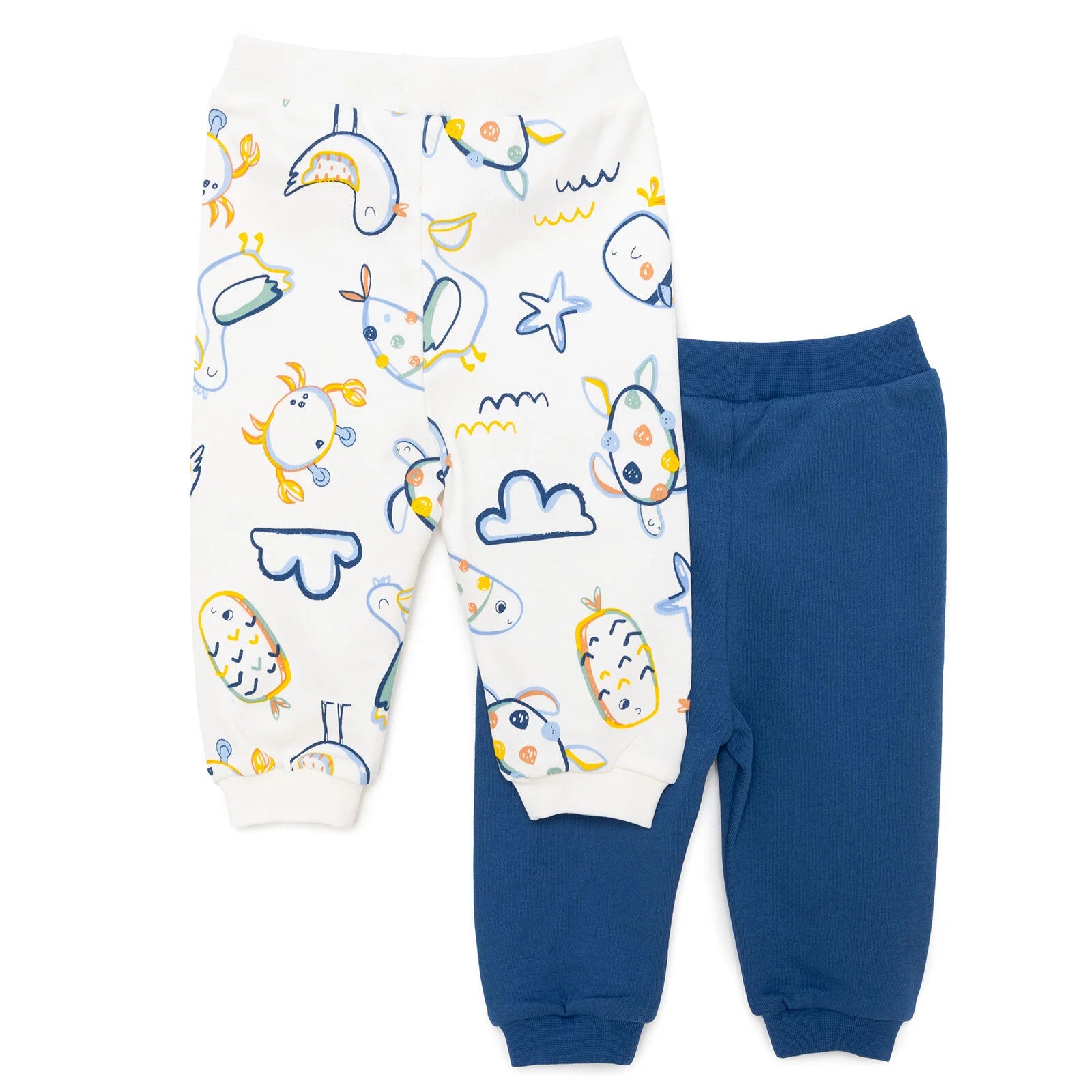 HelloBaby Basic Boy Joggers 2 pcs - Navy Blue - ebebek - Black Friday