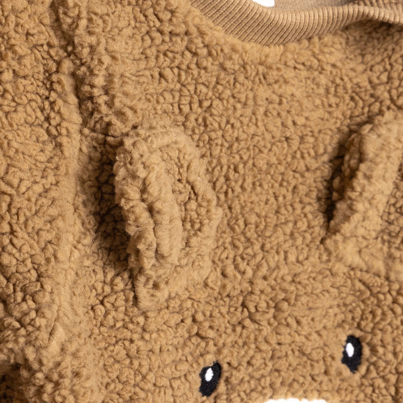 Midimod Newborn Velvet Sweatshirt - Footless - Brown - ebebek - Black Friday