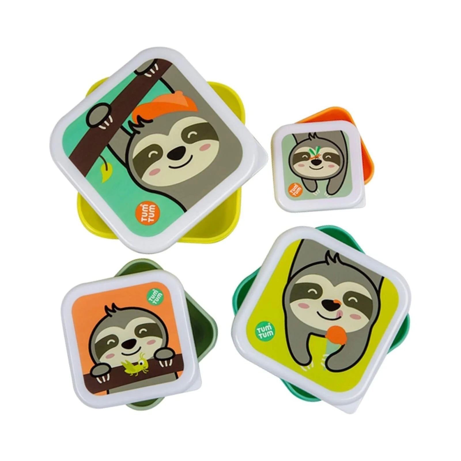 TUM TUM Nesting Snack Pots Pack of 4 - Stanley Sloth - ebebek - Black Friday