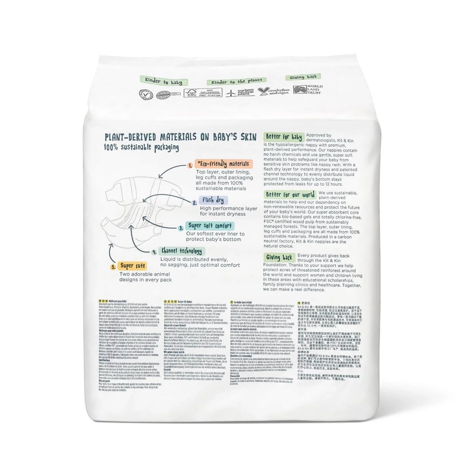 Kit & Kin Nappies Size 6 - 24 nappies - ebebek - Black Friday