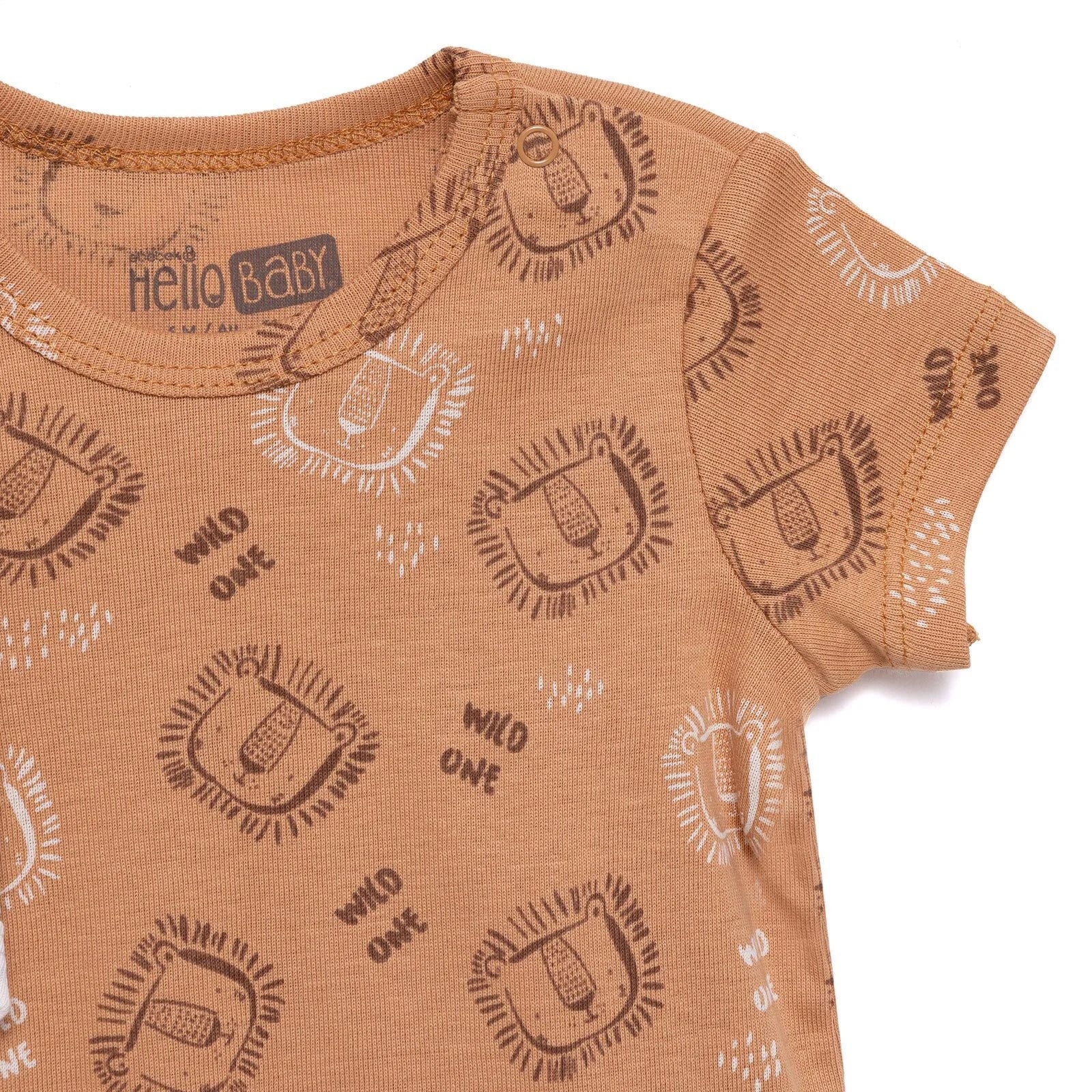 HelloBaby Baby Boy Short Sleeve Body 2 Pcs - Green - ebebek - Black Friday