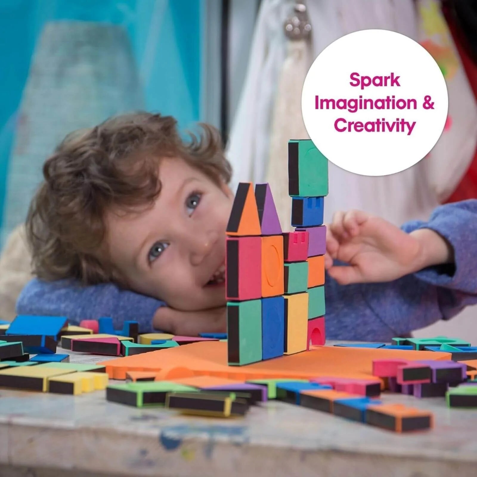 Edushape Magnetic Shapes with Board, 54 pcs - ebebek - Black Friday