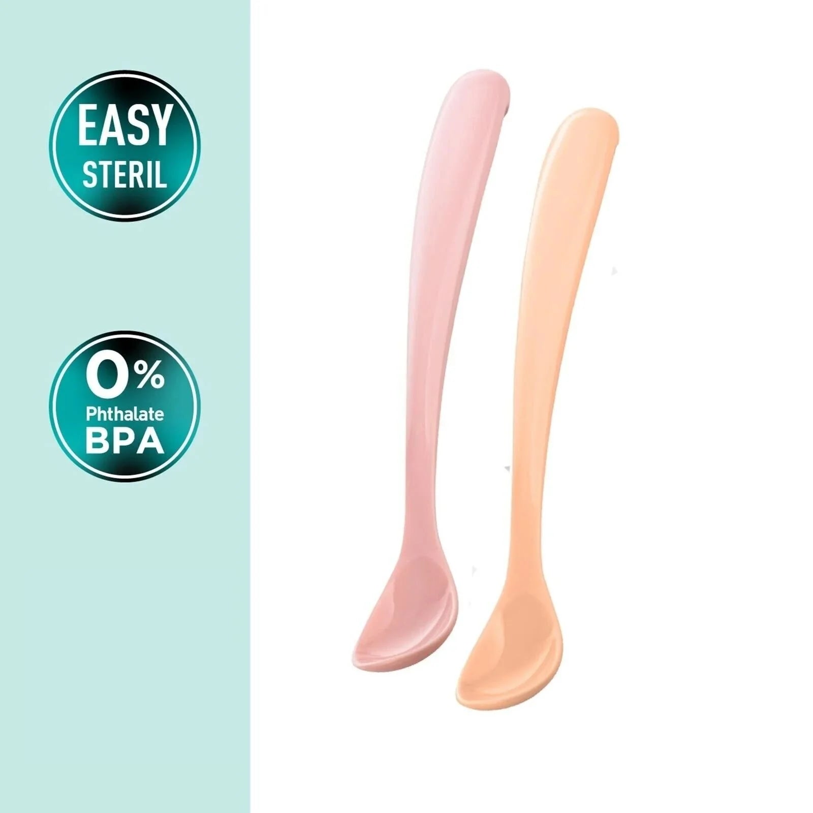 Mamajoo Silicone Spoons with Case Pack of 2 - Powder Pink & Blush - ebebek - Black Friday