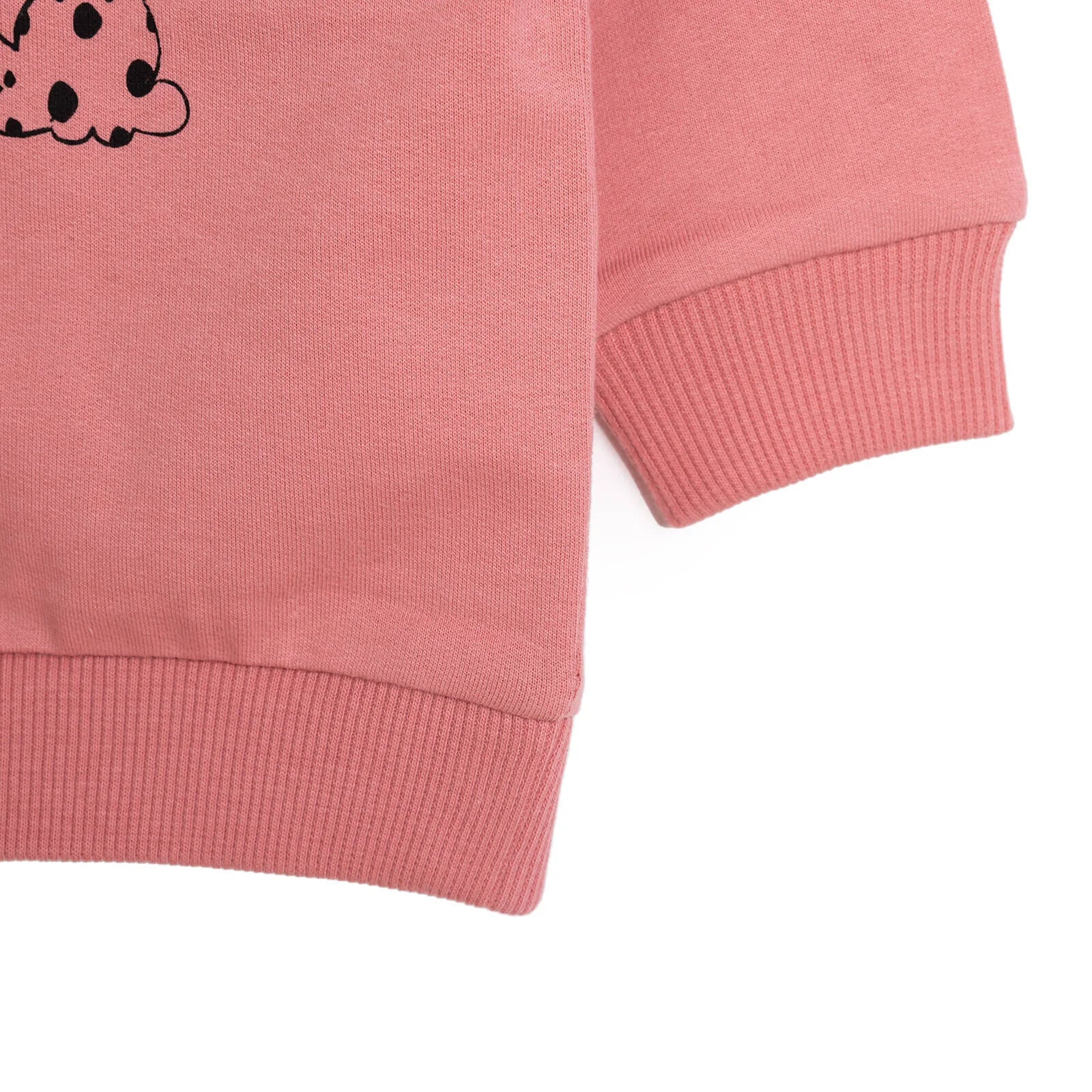 HelloBaby Baby Girl Cat Printed Sweatshirt - Light Rose - ebebek - Black Friday
