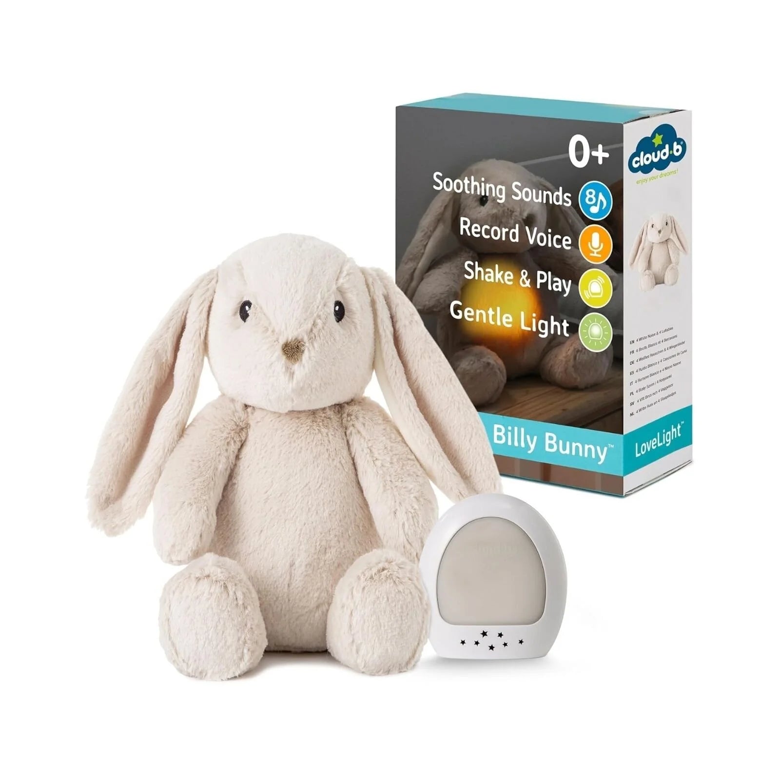 Cloud.b LoveLight Billy Bunny Nightlight & Sound Soother - ebebek - Black Friday