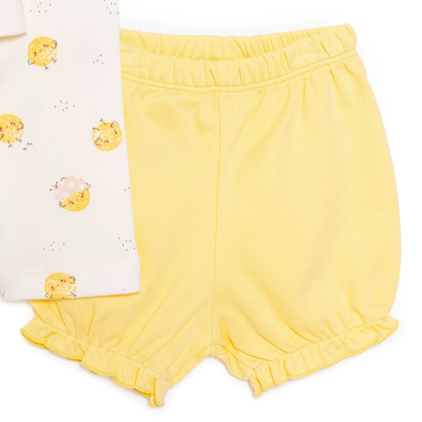 Bebetto Newborn Chıck Chıck Tshirt - Short - Ecru - ebebek - Black Friday