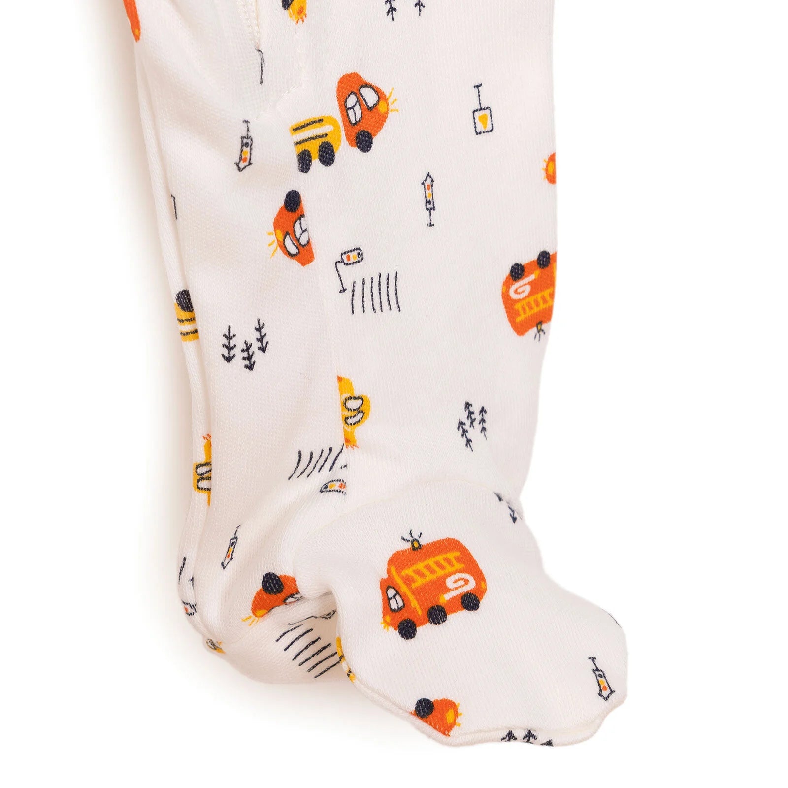 HelloBaby Newborn Baby Boy Footed Jumpsuit - Ecru - ebebek - Black Friday