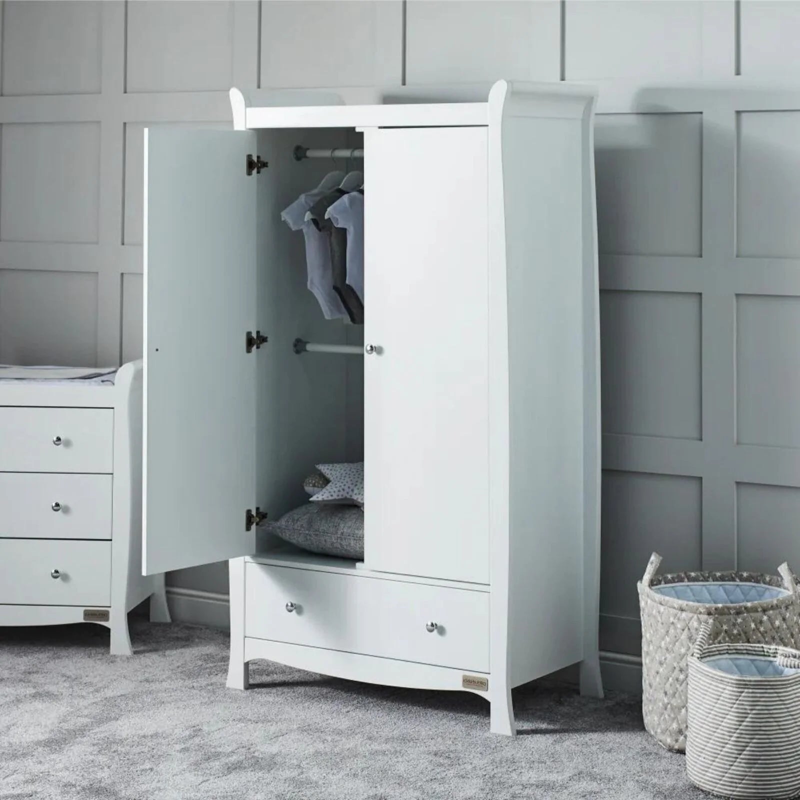 Ickle Bubba Snowdon Wardrobe - White - ebebek - Black Friday