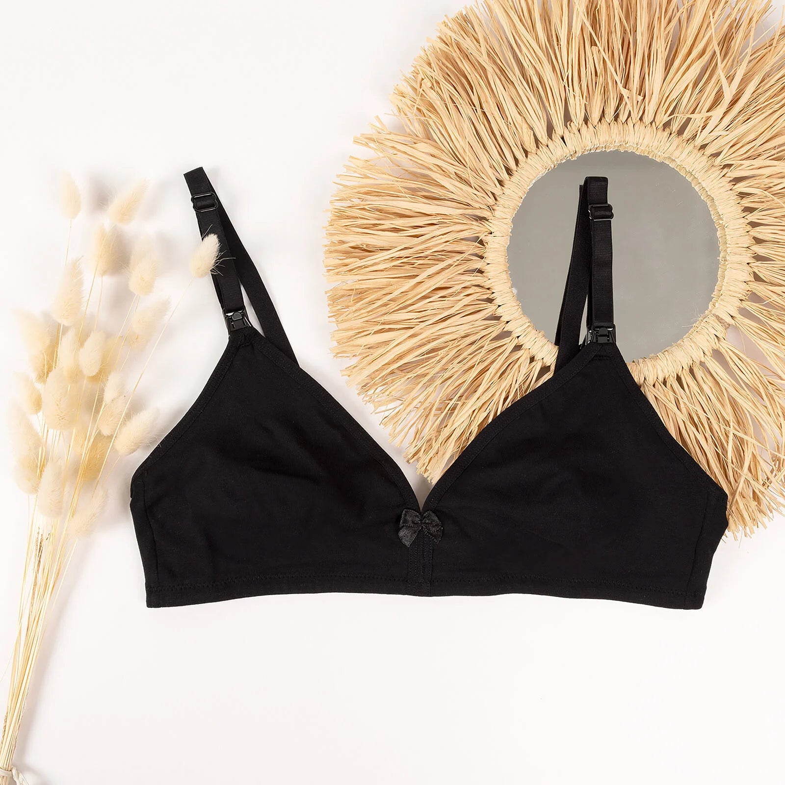 baby mom Non Padded Nursing Bra - Black - ebebek - Black Friday