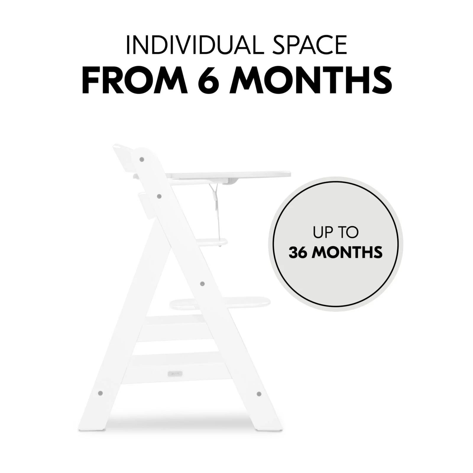 Hauck Alpha Click Tray - White - Hauck - ebebek