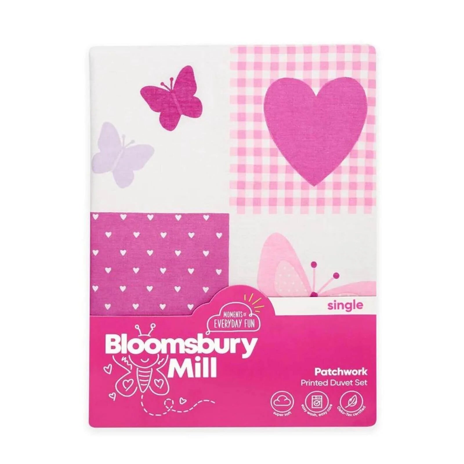 Bloomsbury Mill Single Duvet Set - Patchwork - ebebek - Black Friday