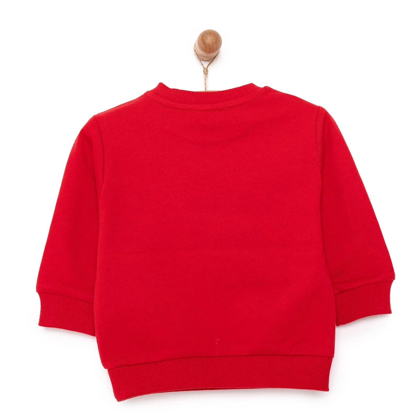 HelloBaby Christmas Baby Girl Low Raised Deer Printed Sweatshirt - Red - ebebek - Black Friday