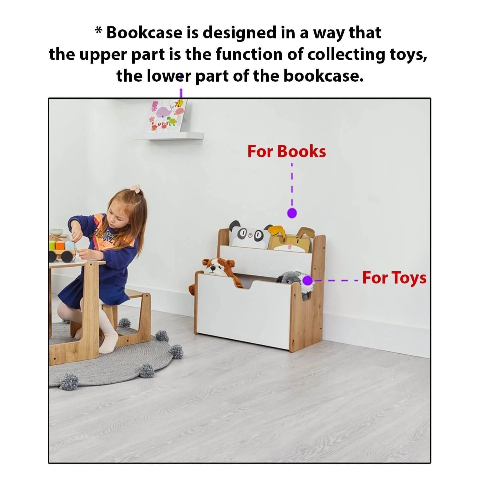 Minera Crane Bookcase - ebebek - Black Friday