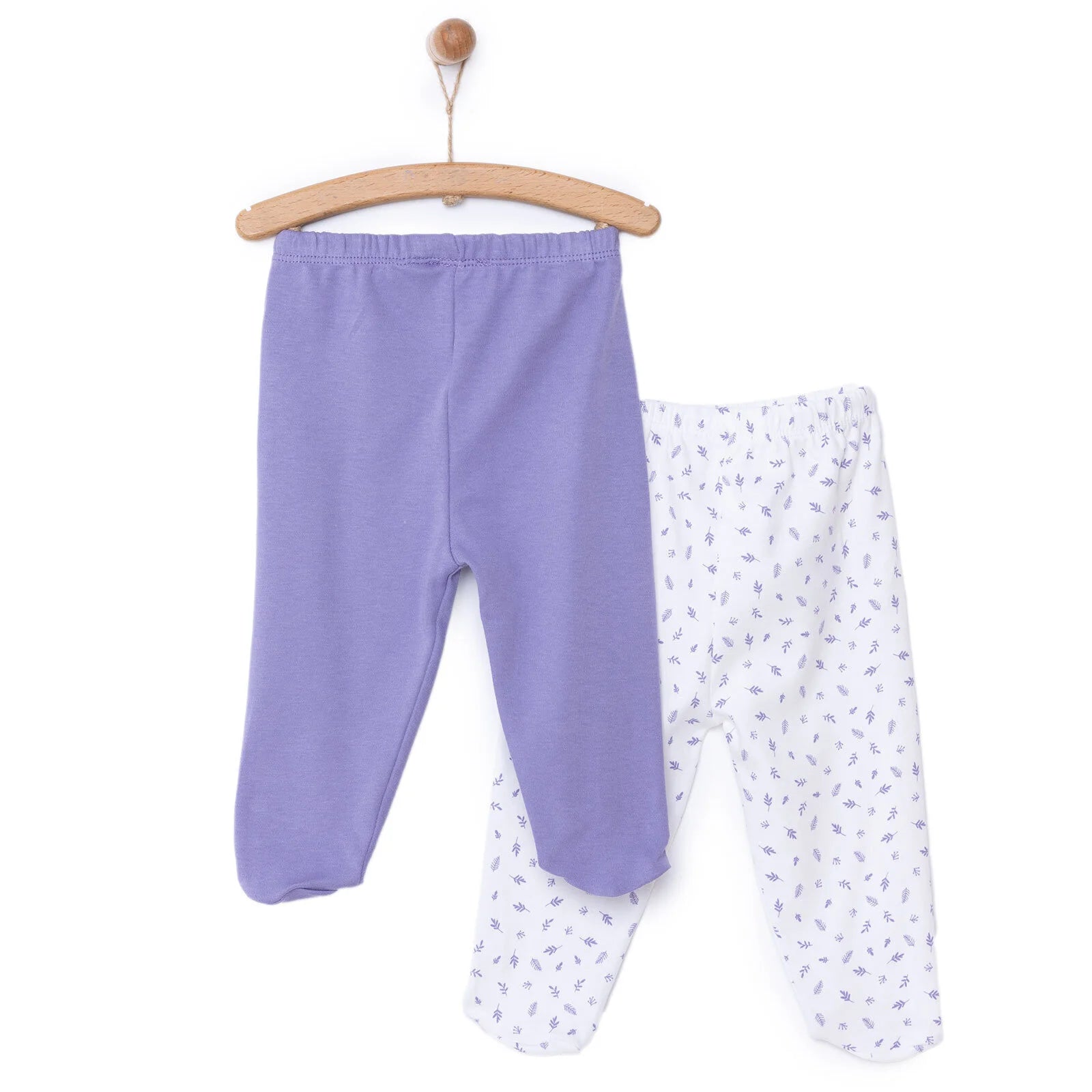 HelloBaby Girl 2 Piece Footed Bottom - Purple - ebebek - Black Friday