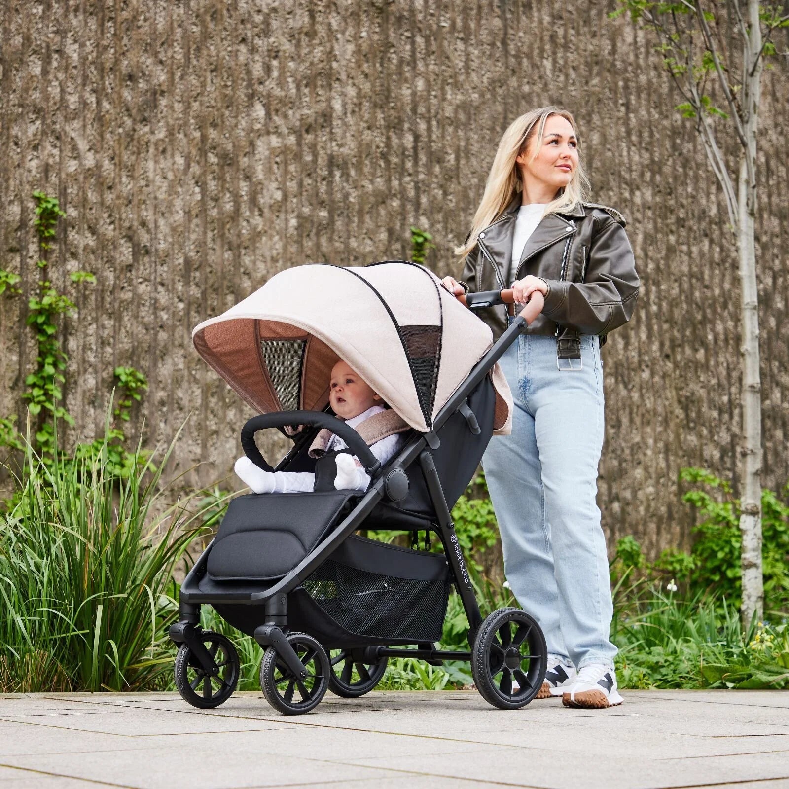 Ickle Bubba Stomp Stride Max Stroller - Midnight - ebebek - Black Friday