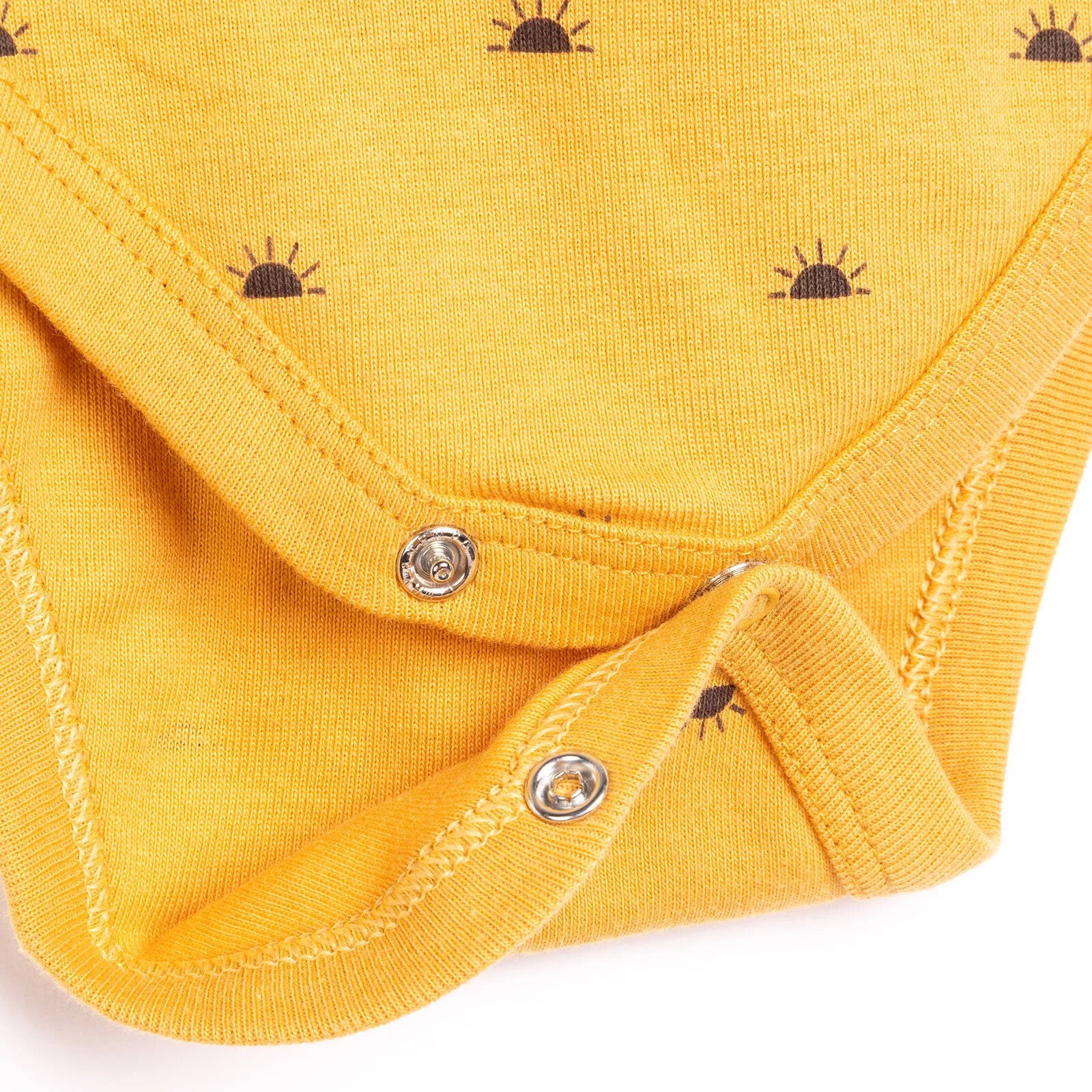 HelloBaby Baby Girl Short Sleeve Body - Mustard - ebebek - Black Friday