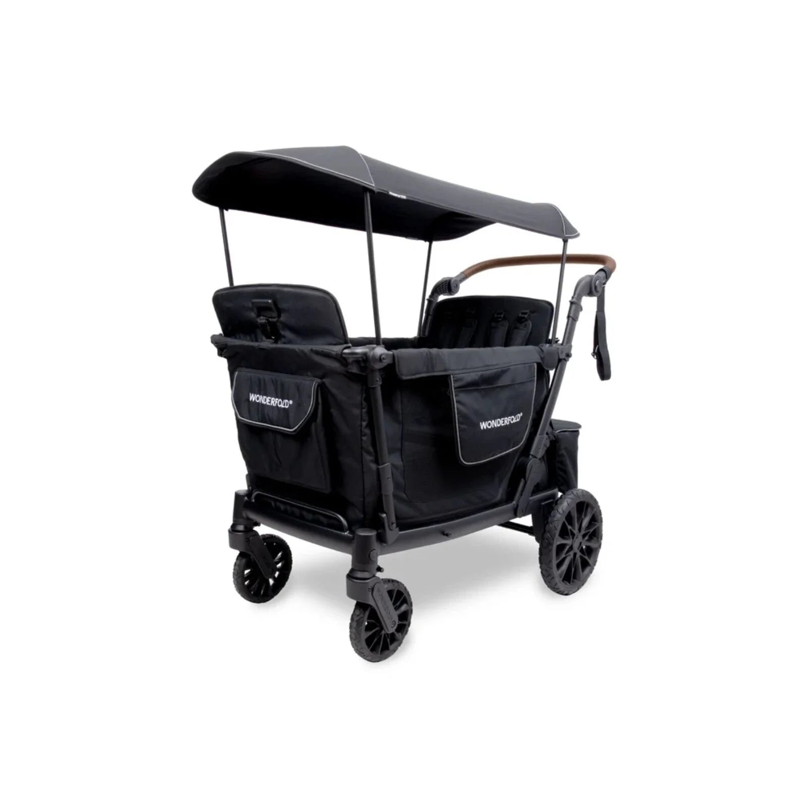 Wonderfold L4 Quad Stroller Wagon - Black - Wonderfold - ebebek
