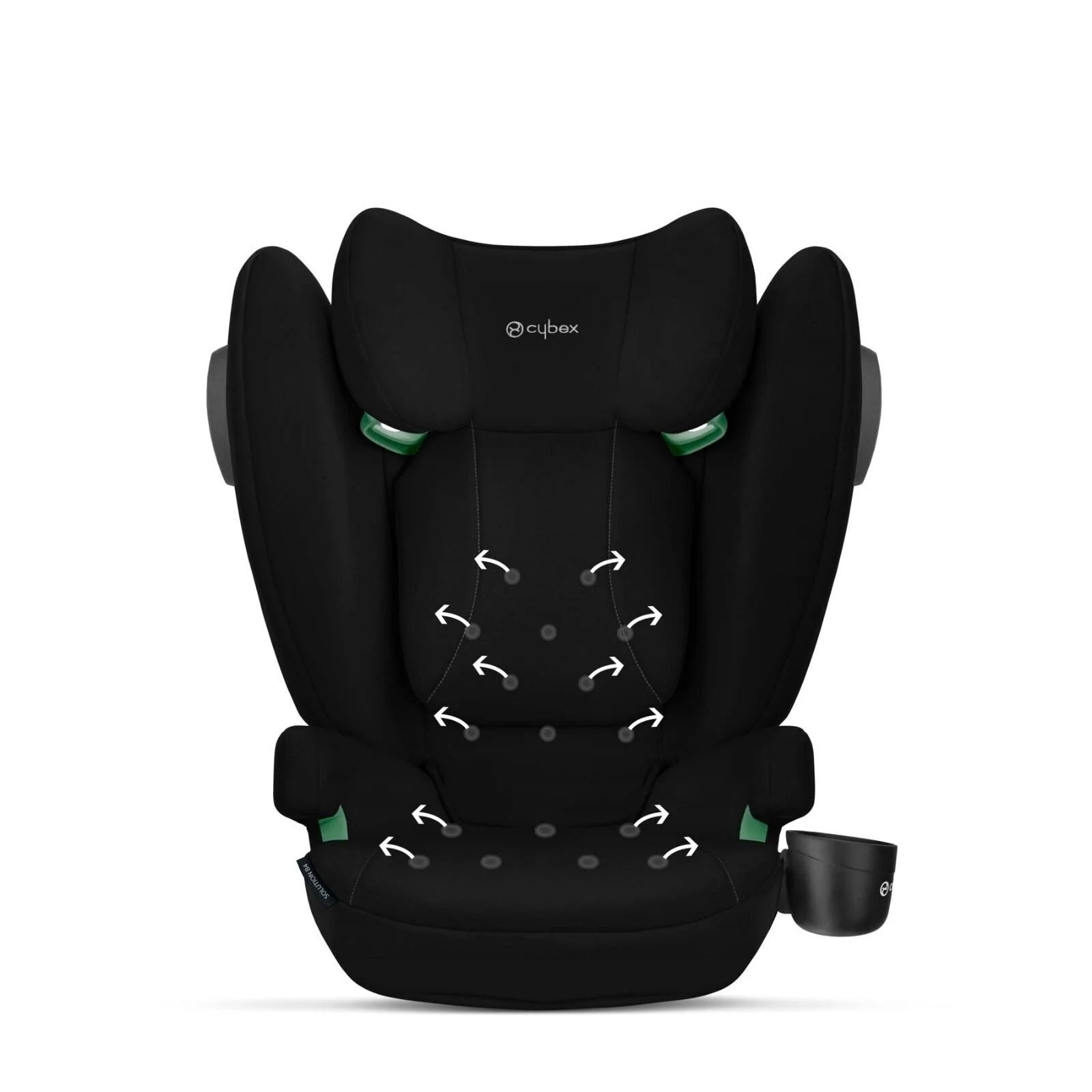 Cybex Solution B4 i - Fix Group 2/3 Car Seat (4 Years to 12 Years) - Volcano Black - ebebek - Black Friday