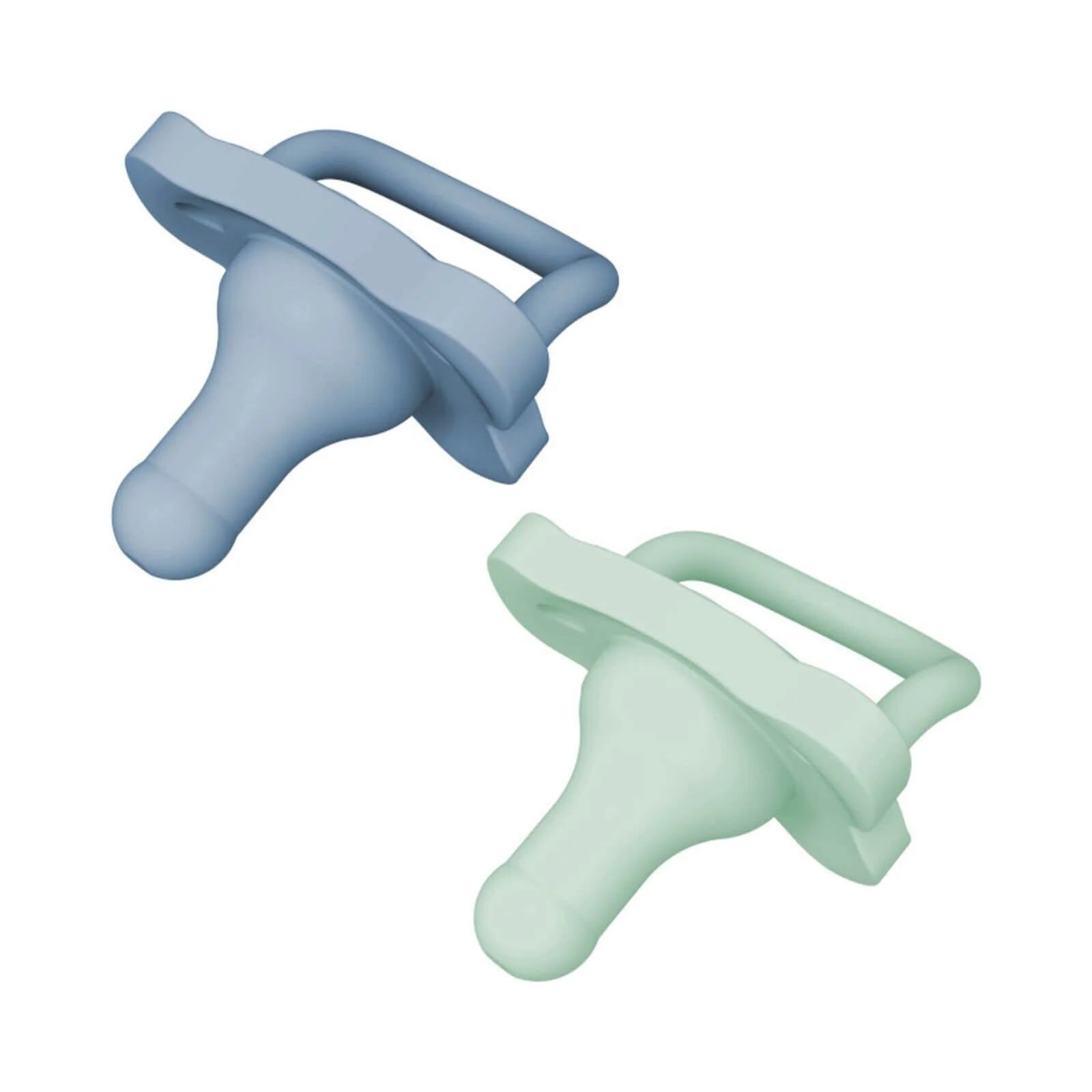 Dr. Brown's One Piece Silicone Soother 0+ months Pack of 2 - Blue - ebebek - Black Friday