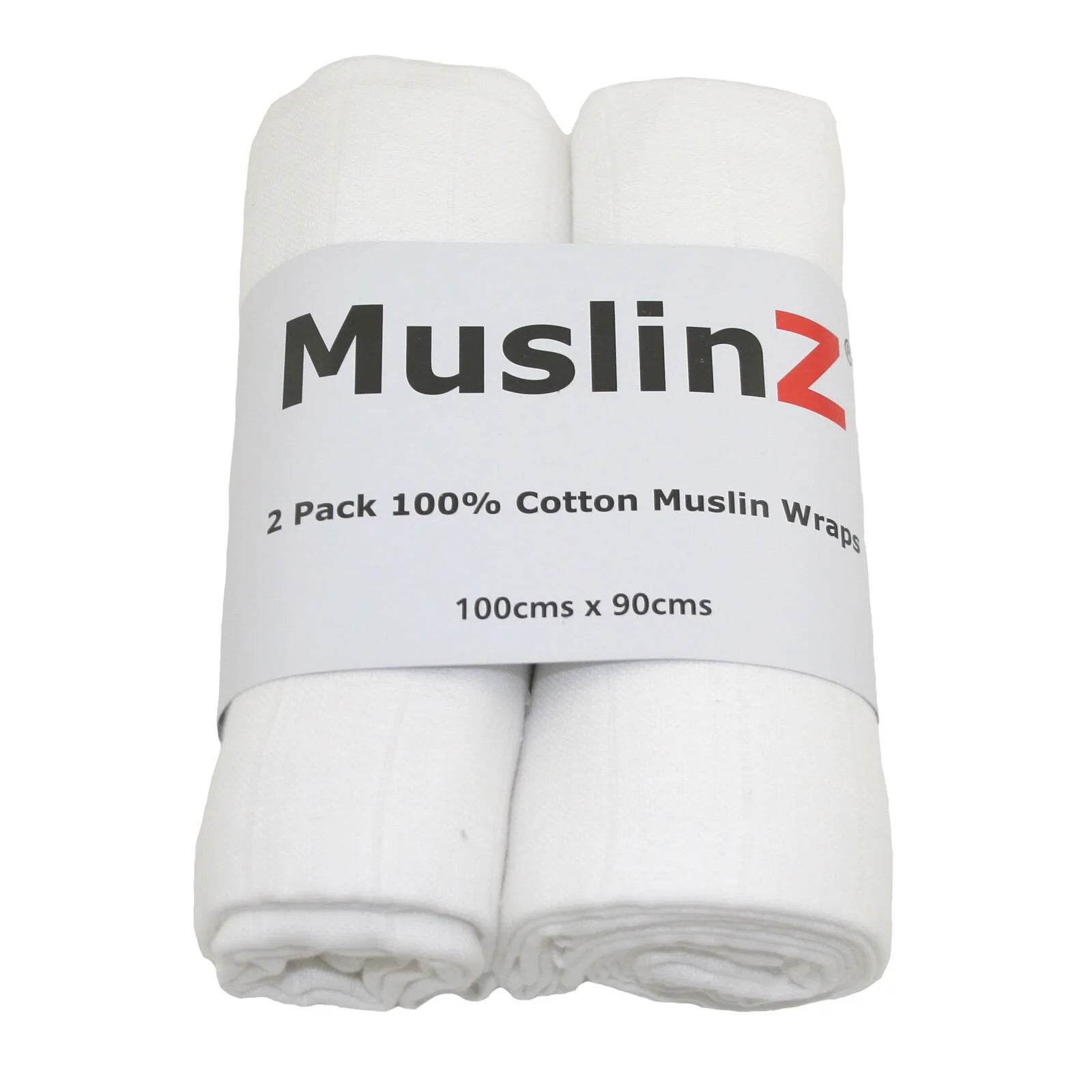 MuslinZ Muslin Swaddles 100x90cm 2 pcs - White - ebebek - Black Friday