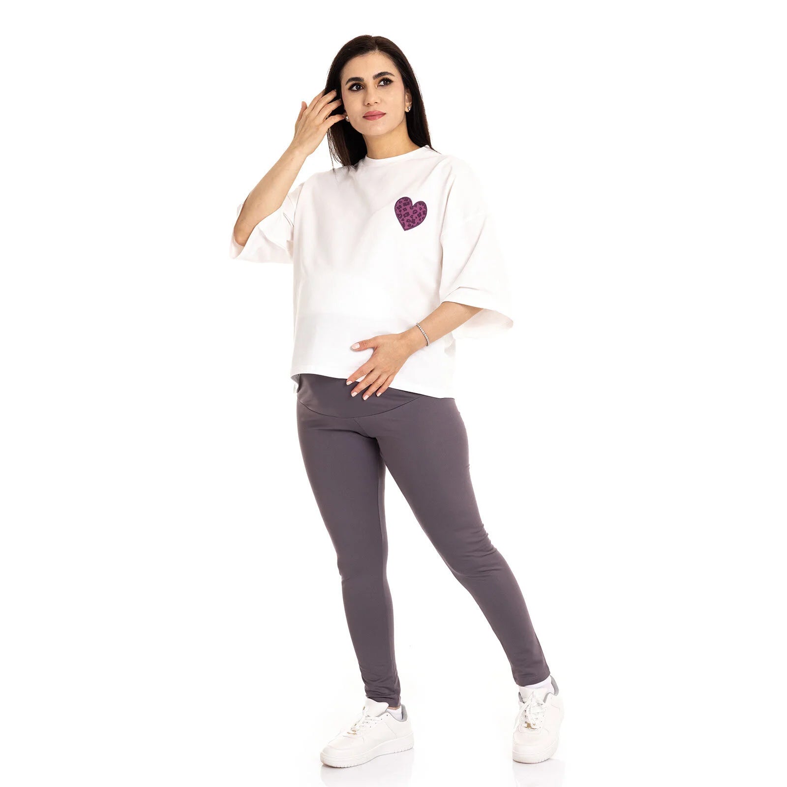 baby mom Mini Me Mom Maternity Sweatshirt - Ecru - ebebek - Black Friday