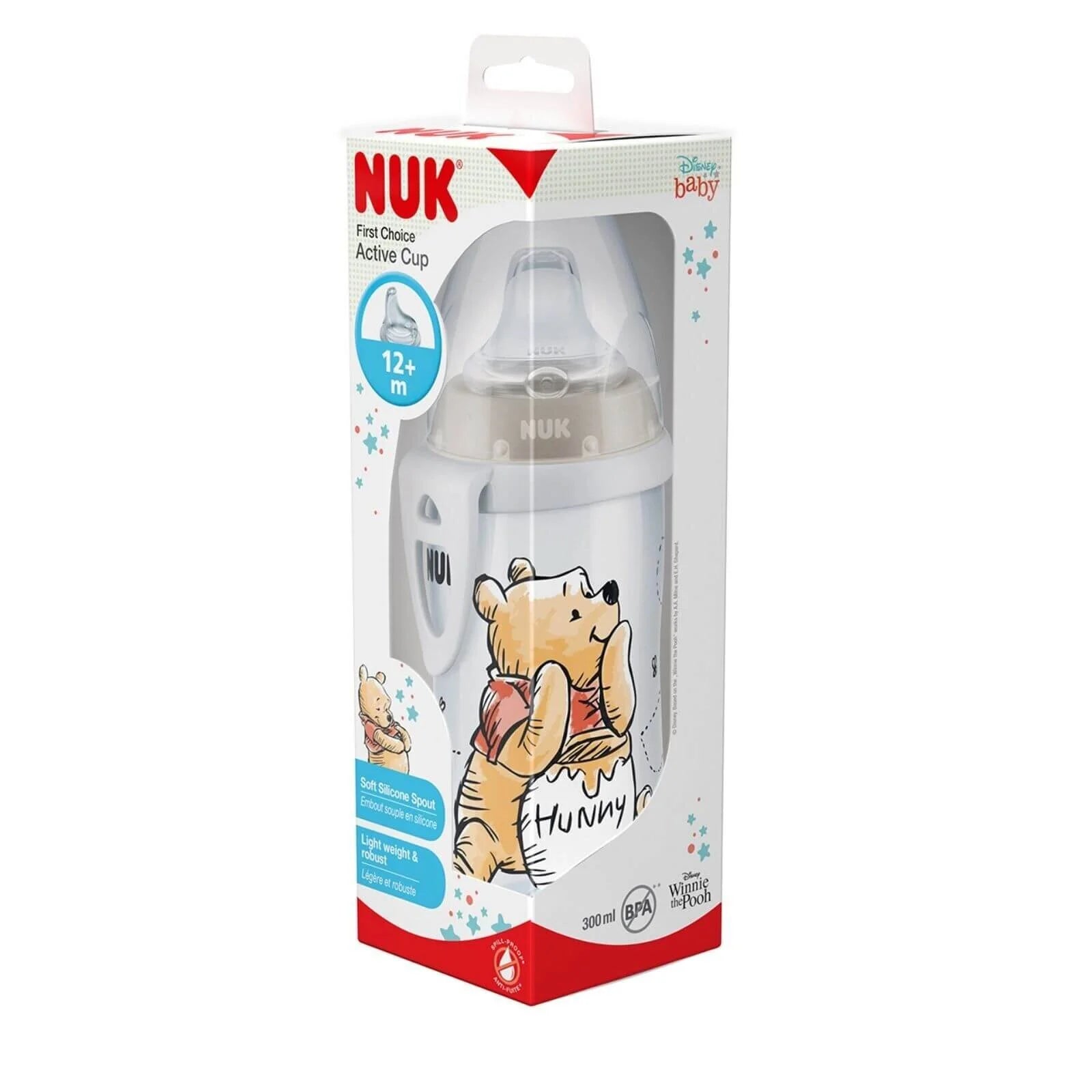 NUK Disney Winnie the Pooh Active Cup with Spout 300ml - ebebek - Black Friday
